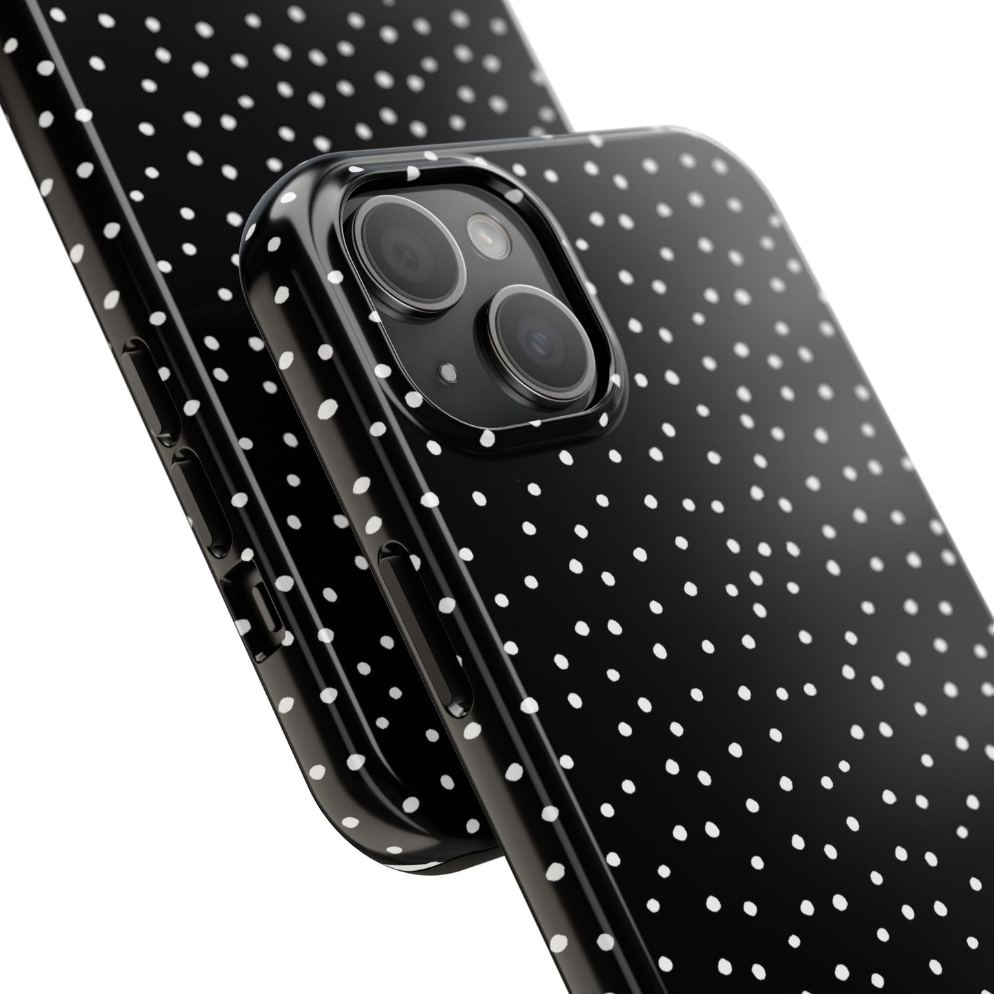Dinky Dots Black / White Phone Case