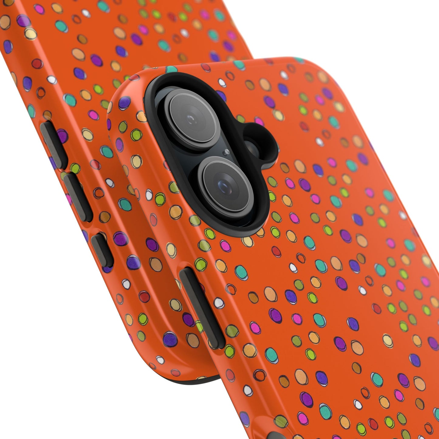 Dog Dots Orange Phone Case