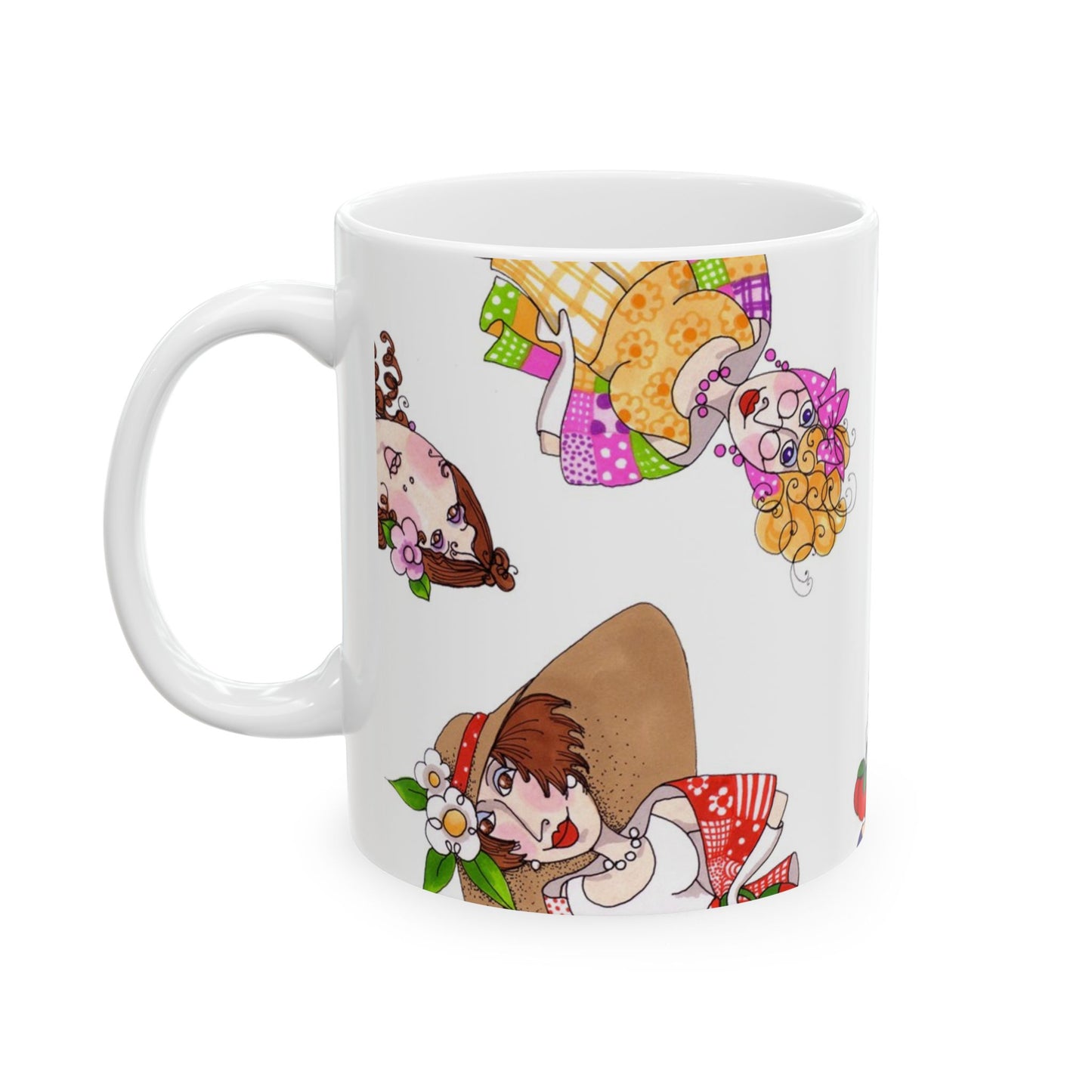 Fun Ladies Tossed White Cup