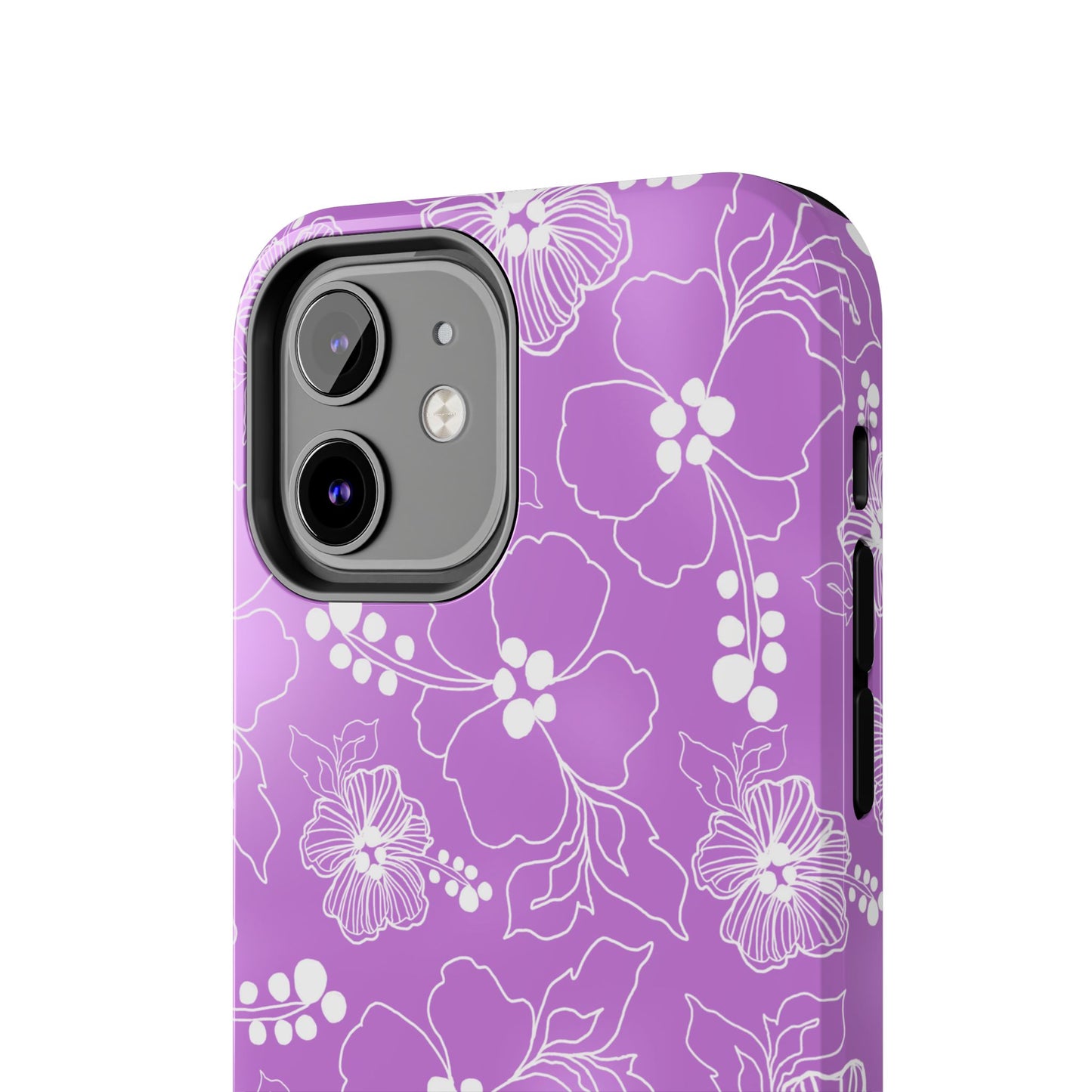 Lacey Hibiscus Orchid Phone Case