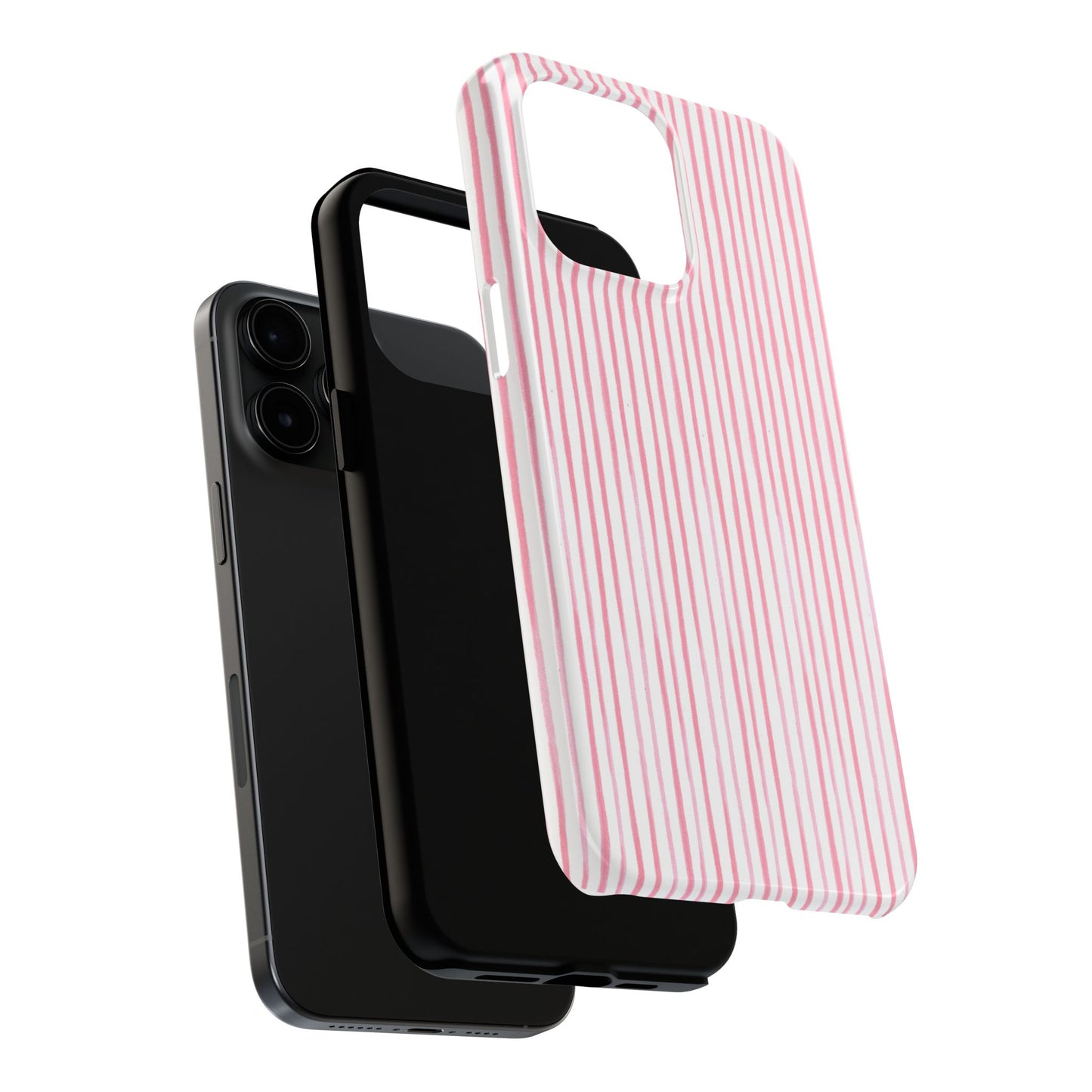 Candy Stripe White / Pink Phone Case