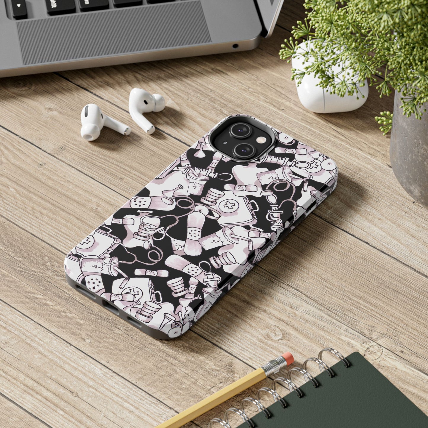 Med Stuff Black Phone Case
