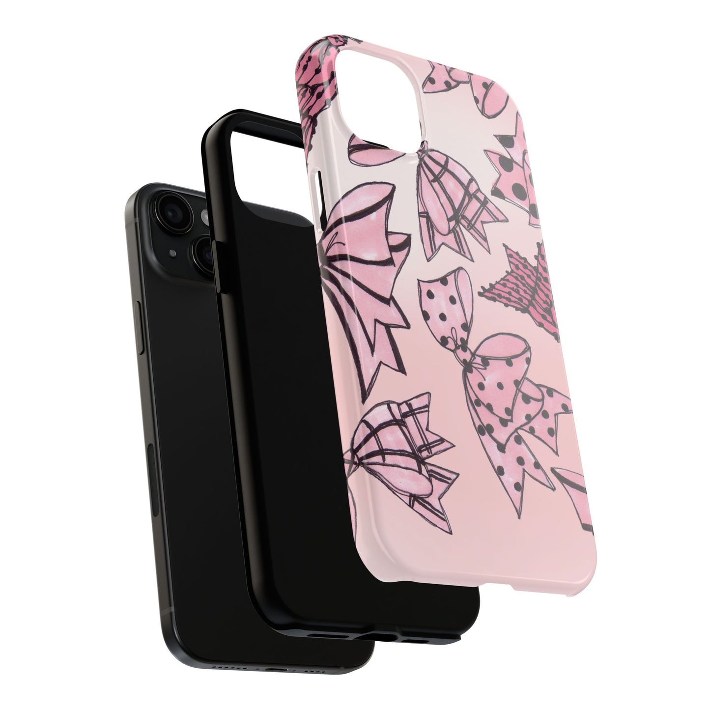 Cat Bows Pink Phone Case