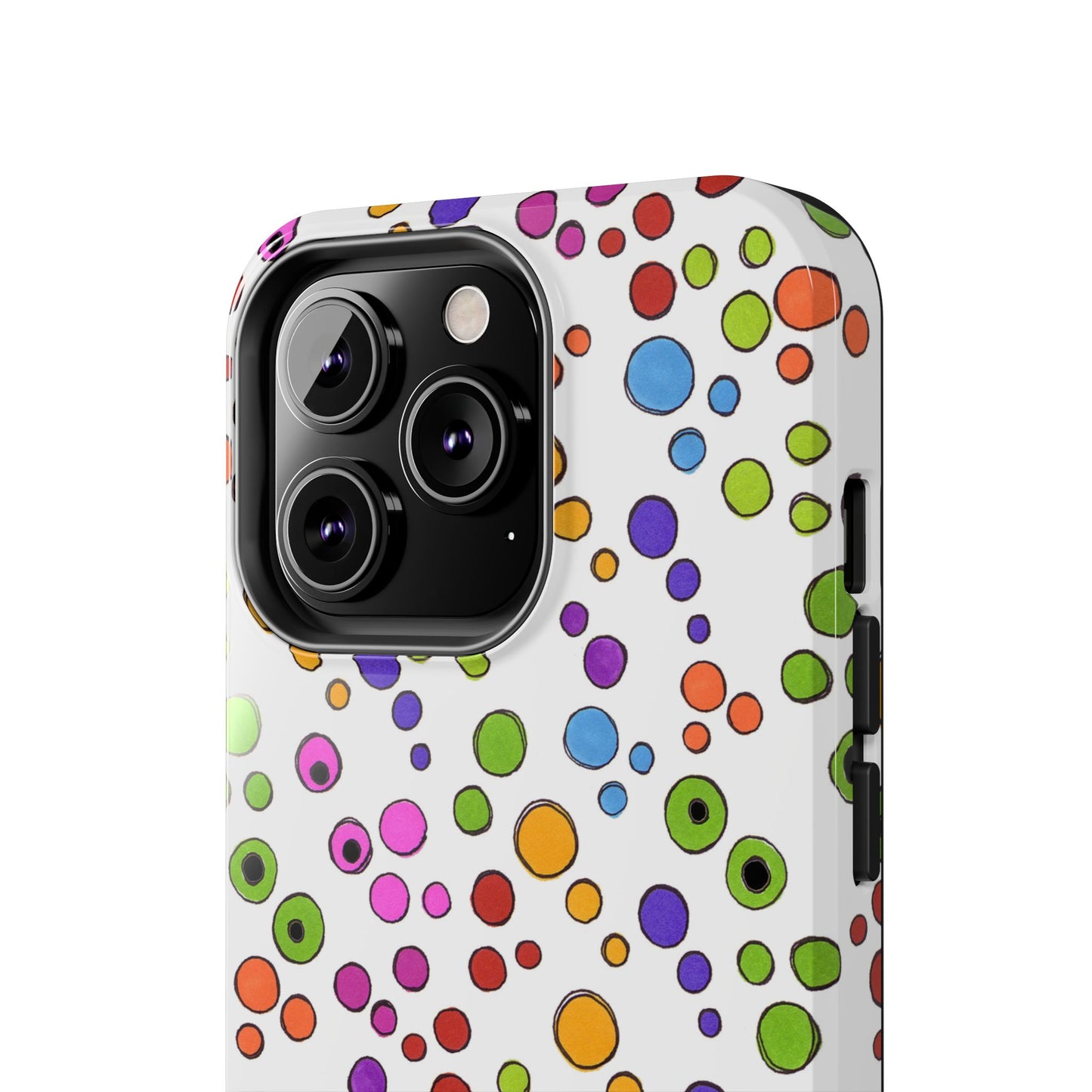 Dog Dots White / Multi Phone Case