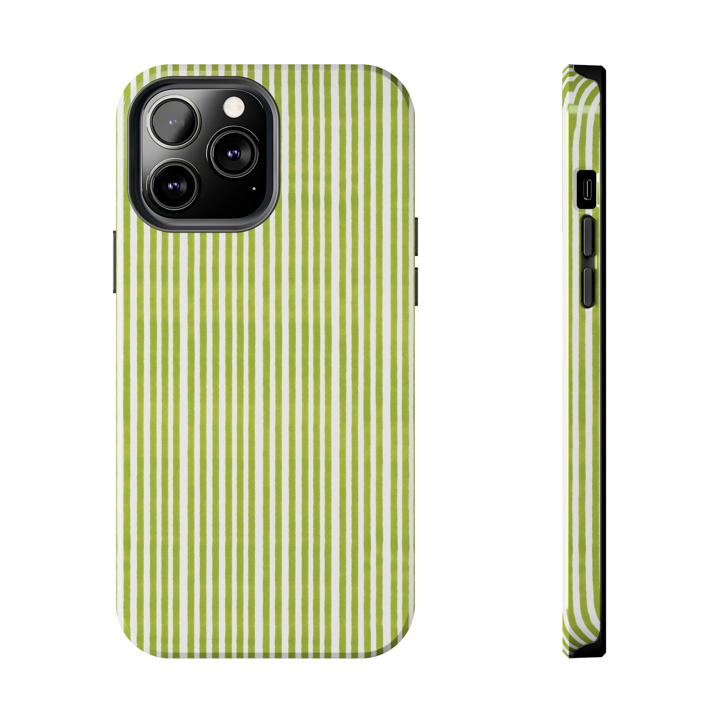 Lazy Stripe Lime Phone Case
