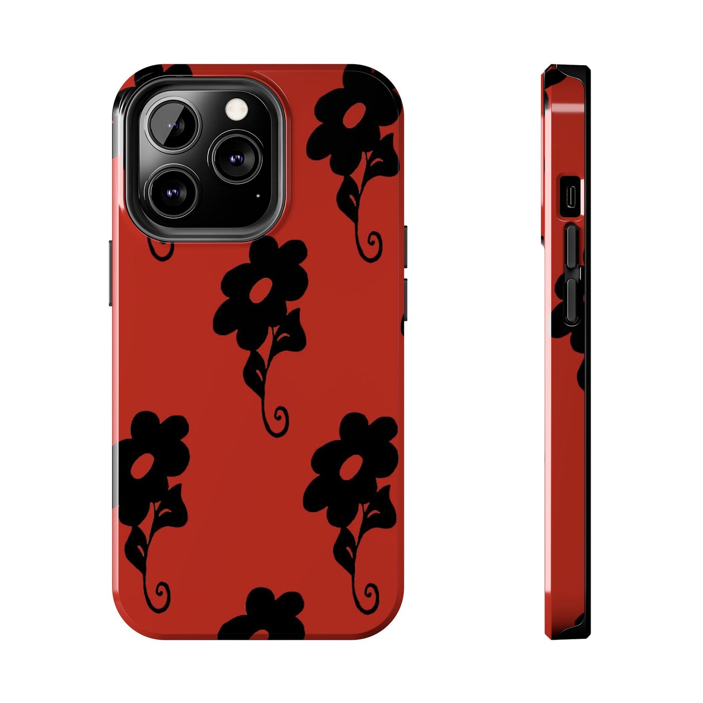 Daring Daisy Red Phone Case