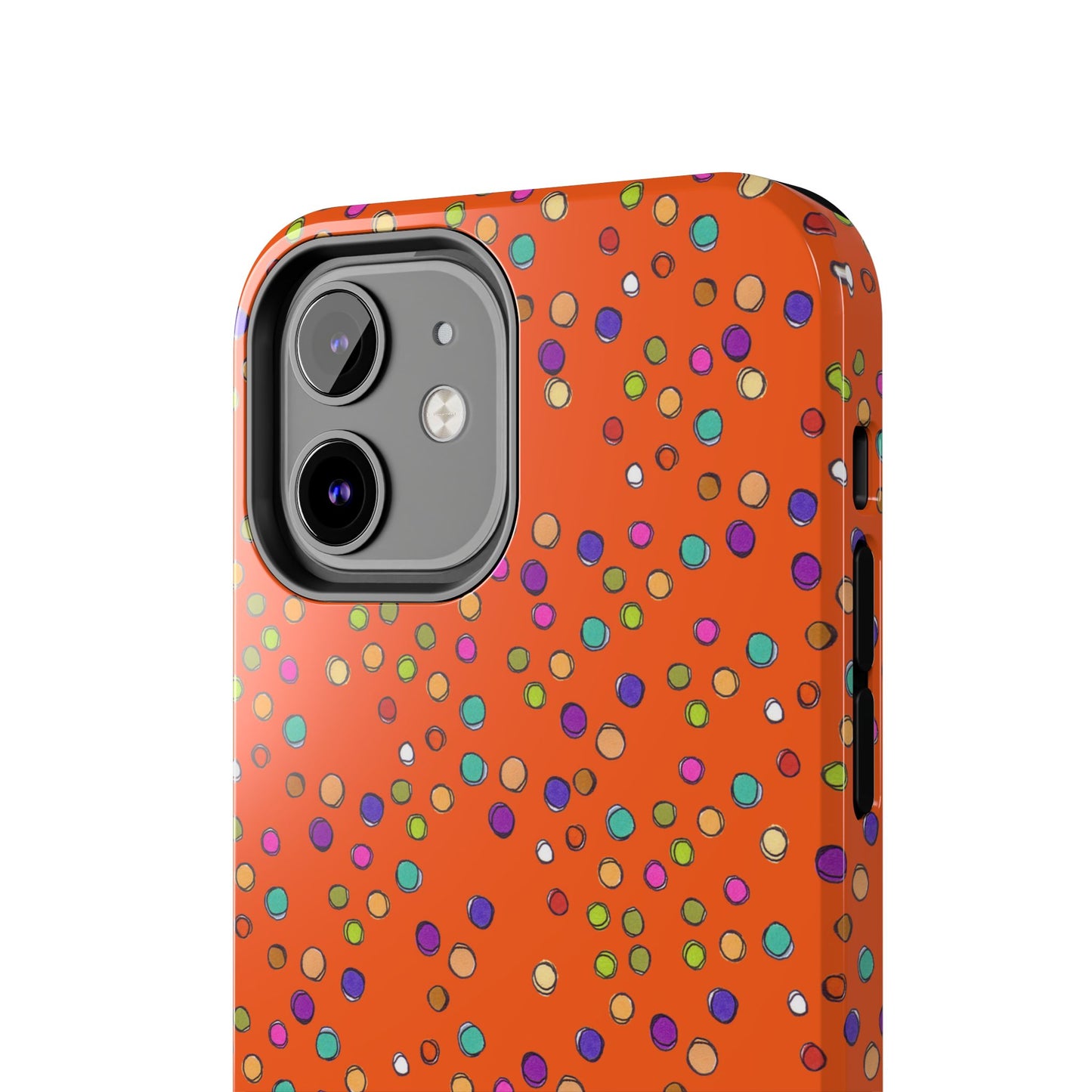 Dog Dots Orange Phone Case