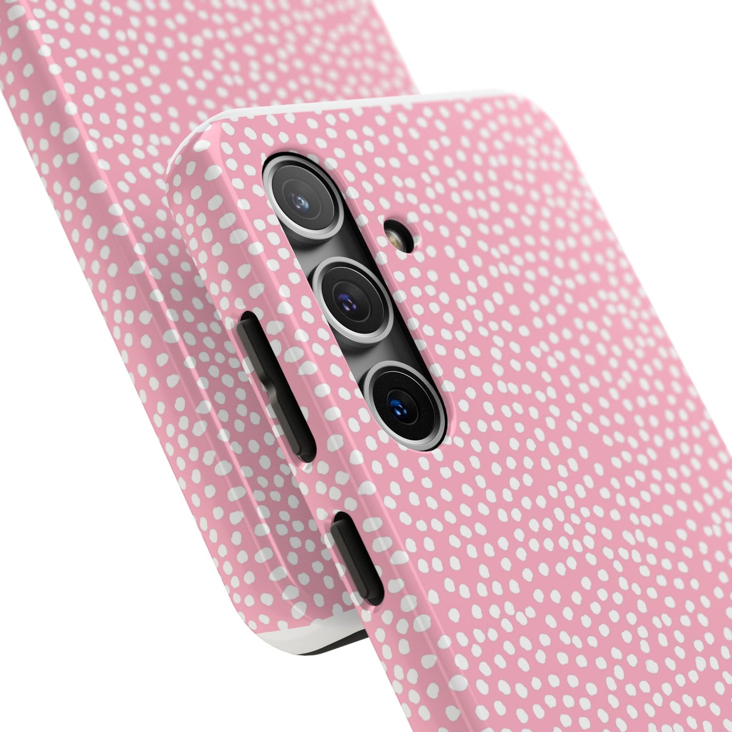 Bitty Dots Pink / White Phone Case