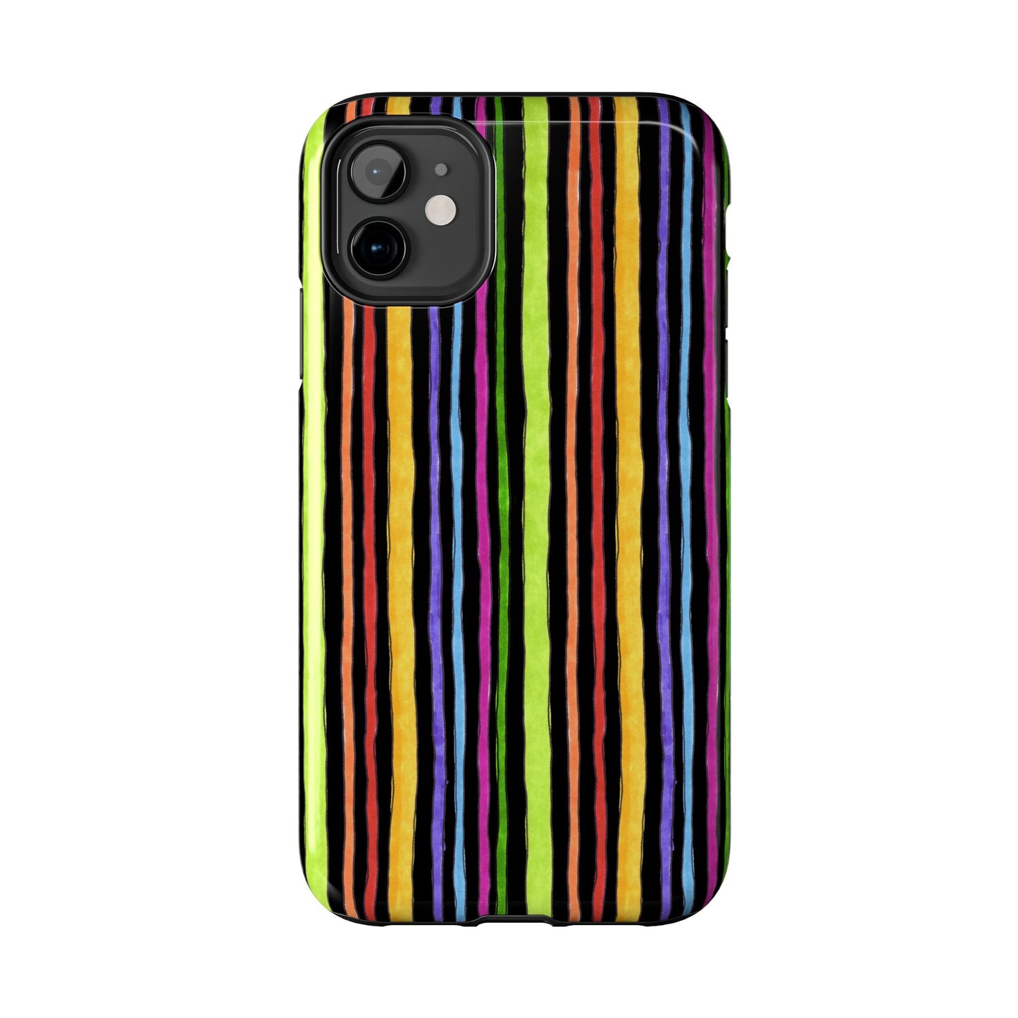 Stripe Fancy Black Phone Case
