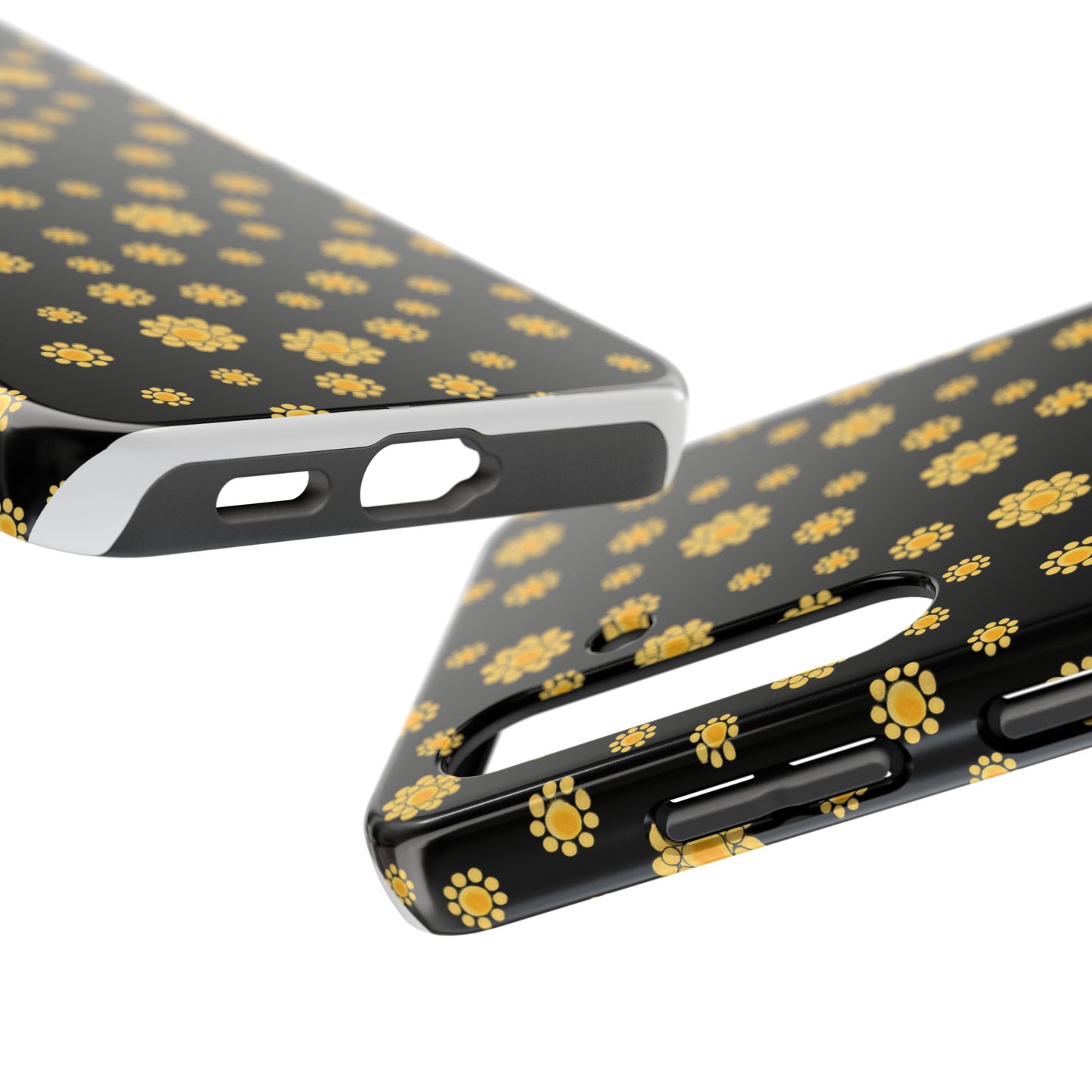 Bandana Dots Black / Yellow Phone Case