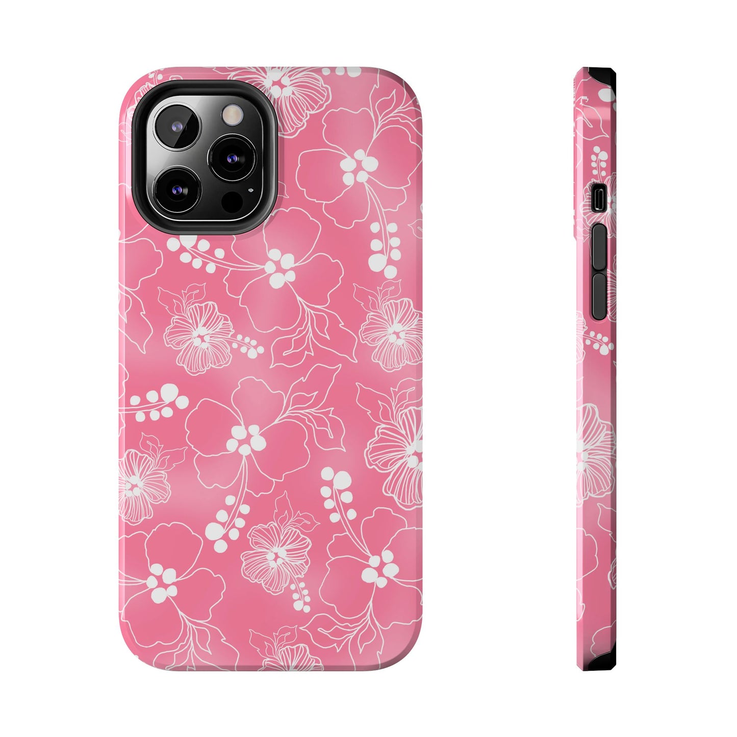 Lacey Hibiscus Pink Phone Case