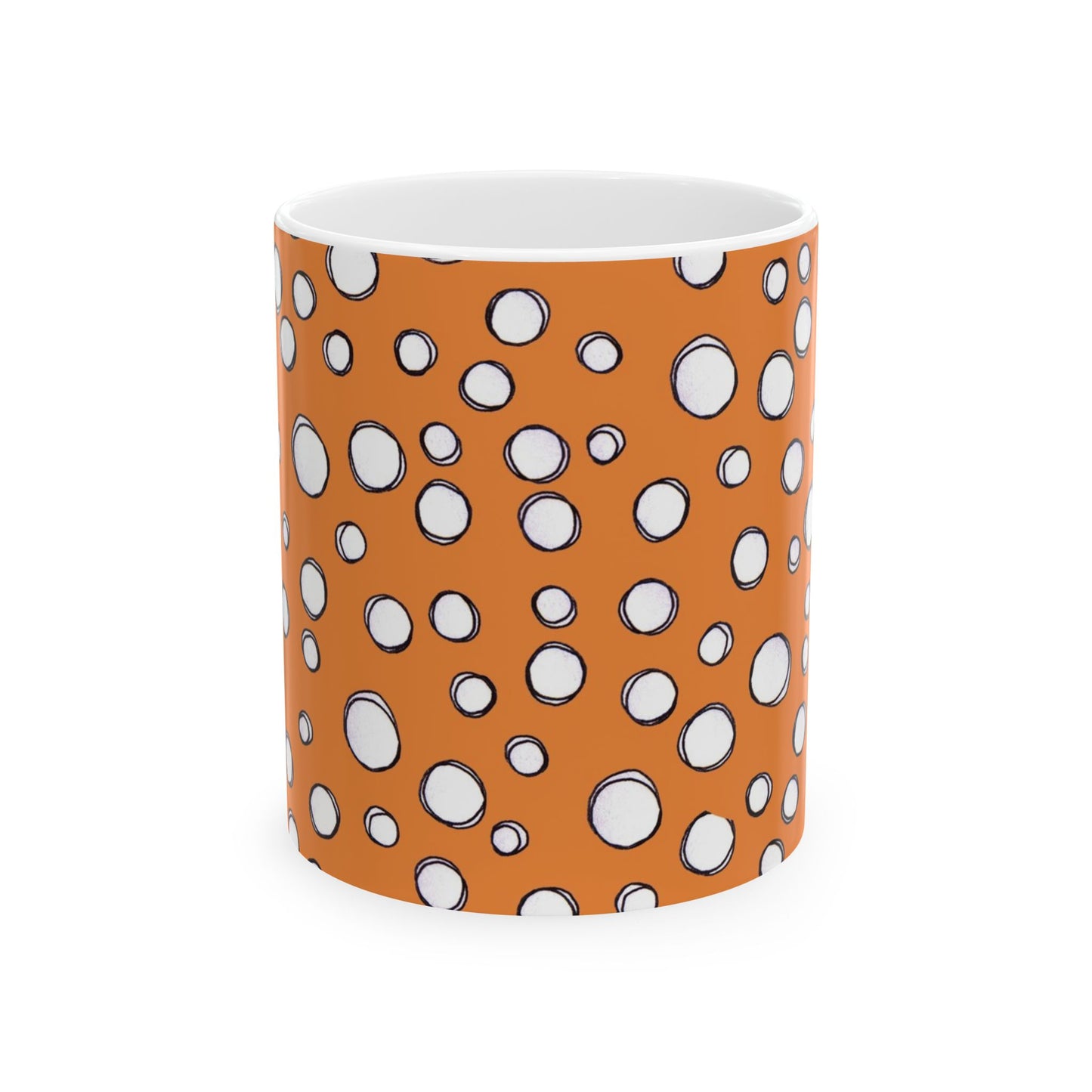 Pot Dots Orange Cup
