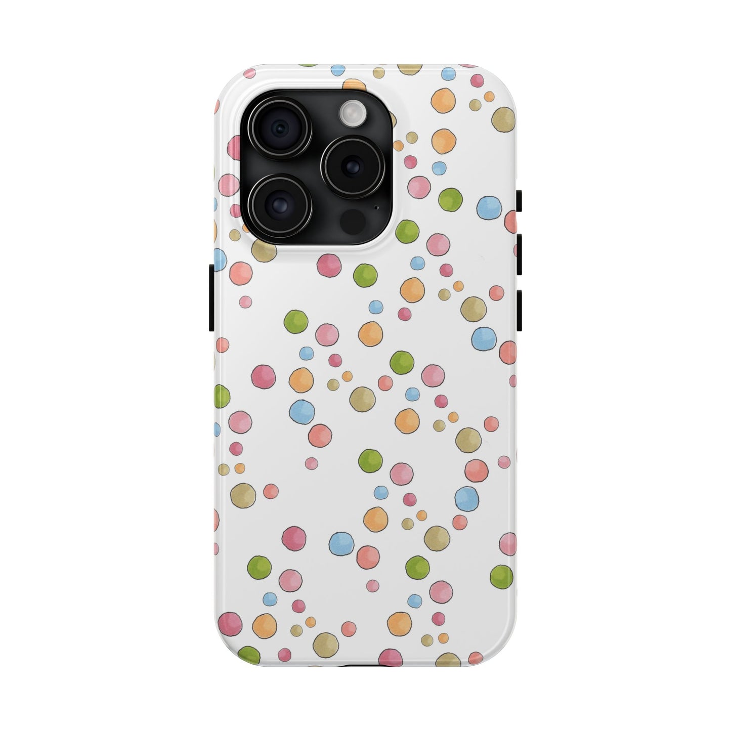 Clown Dots White Phone Case