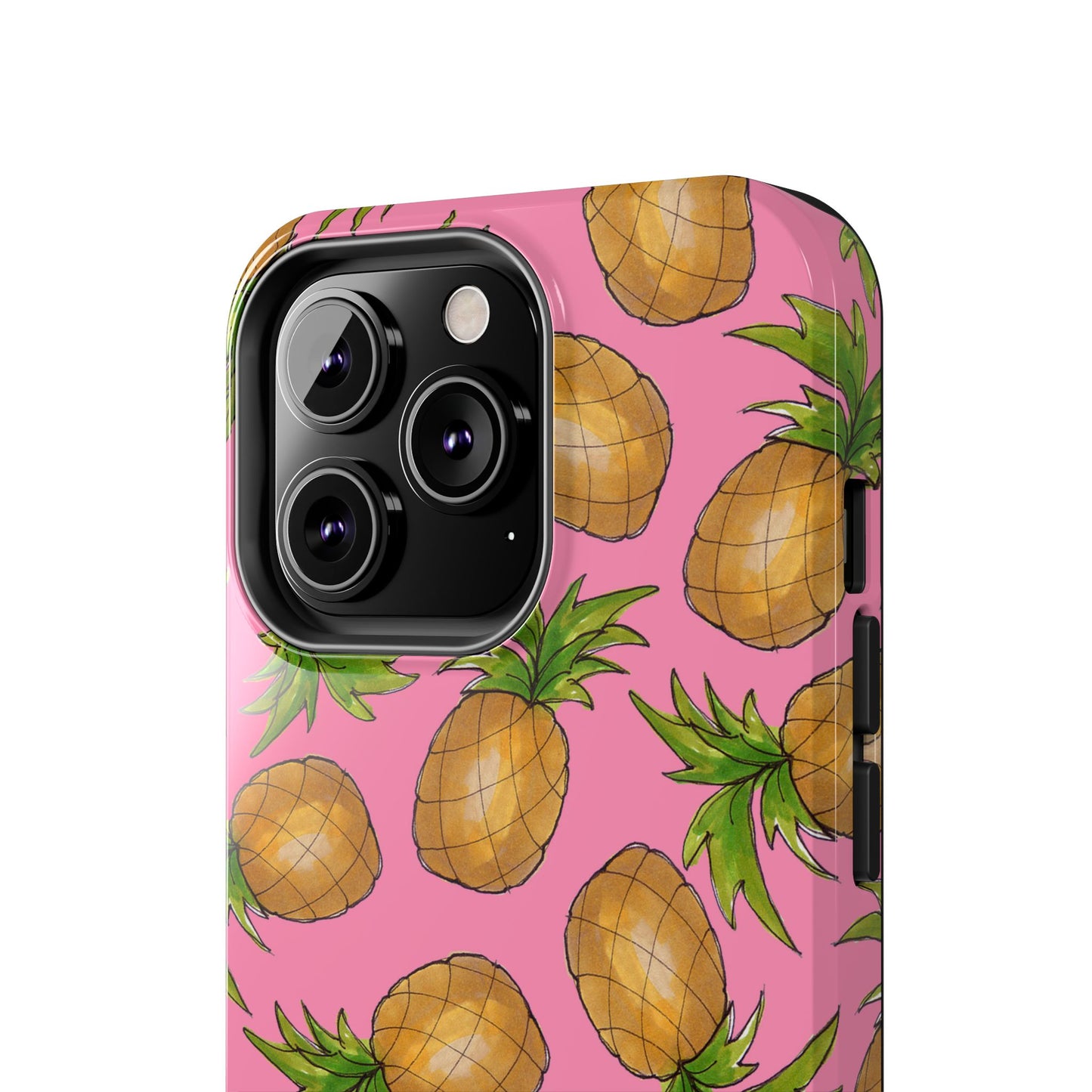 Pineapple Toss Pink Phone Case