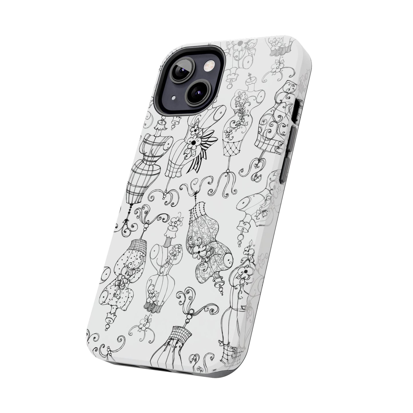 Mannequinique White / Black Phone Case