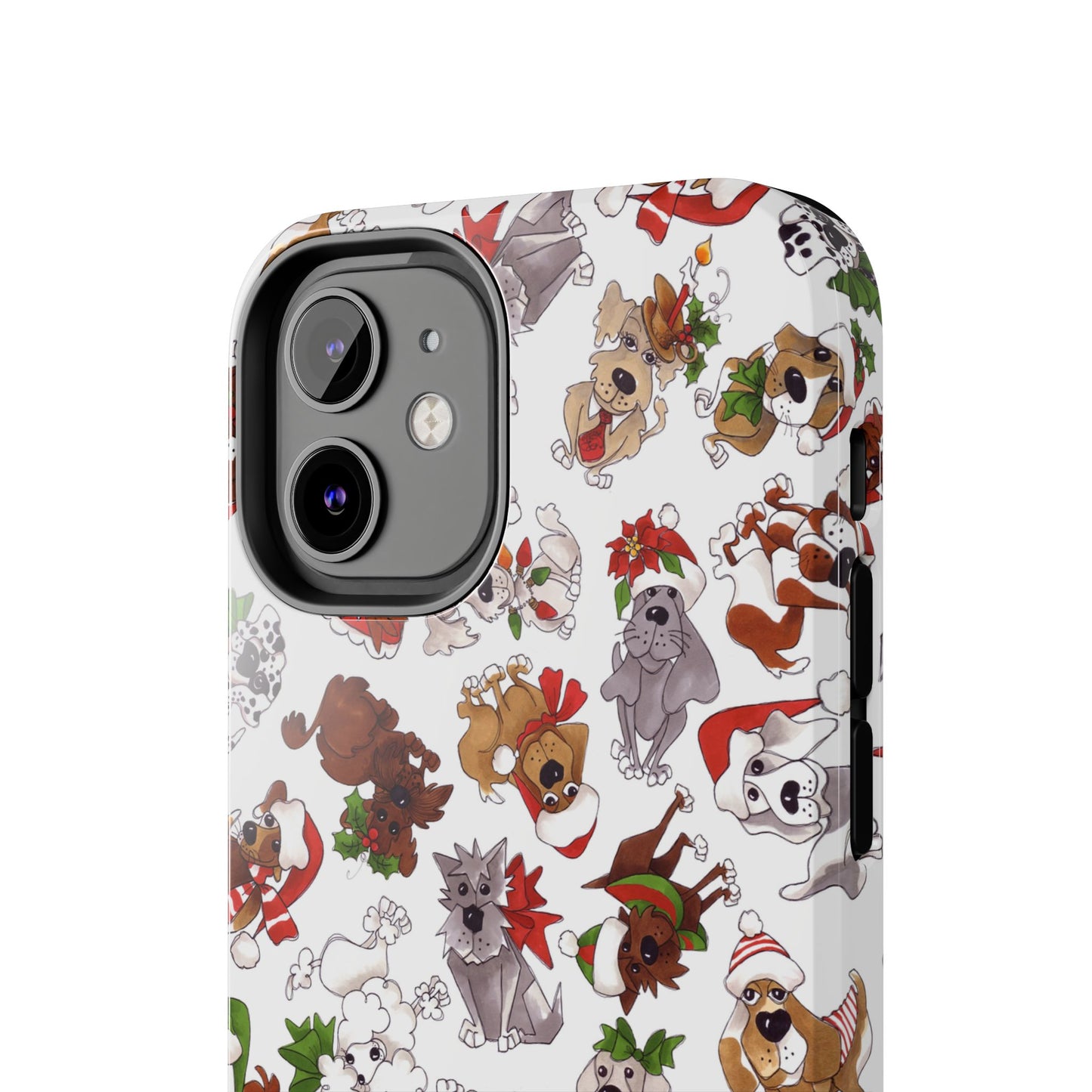 Doggie Toss White Phone Case