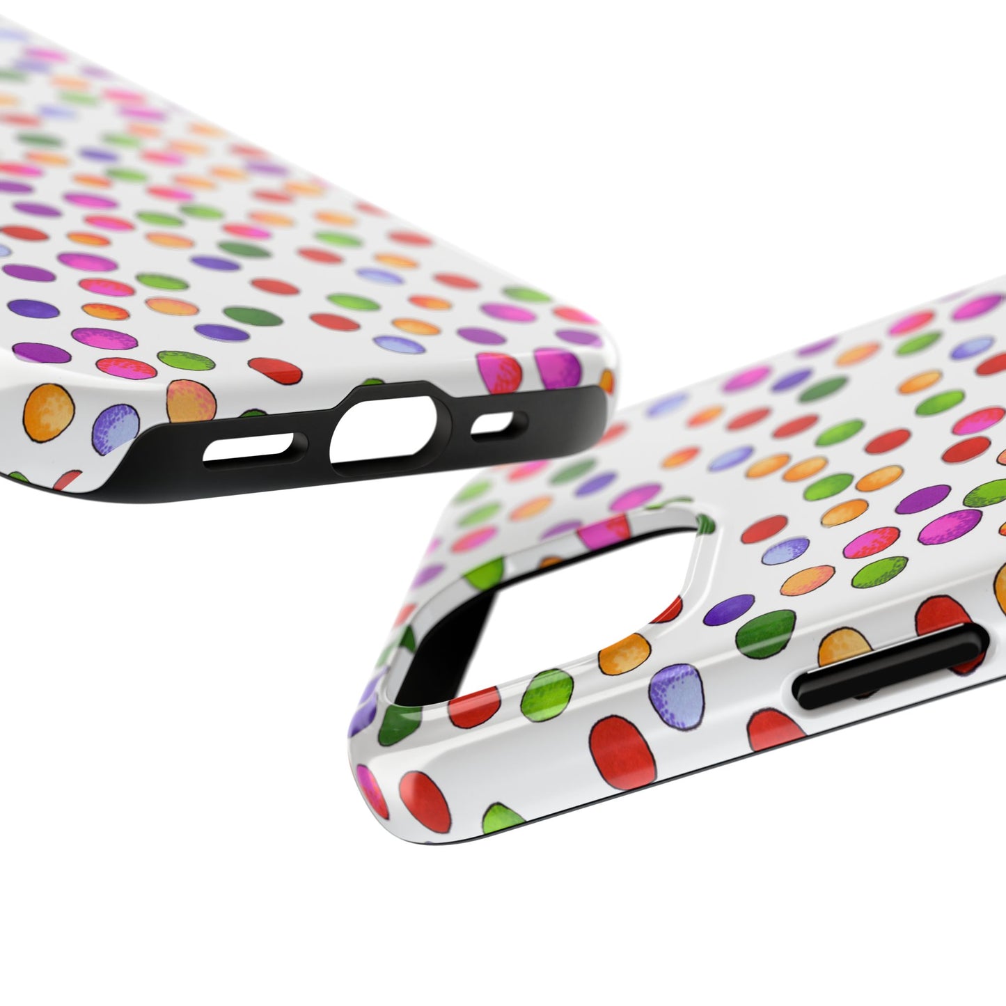 Big Fun Dots White Phone Case
