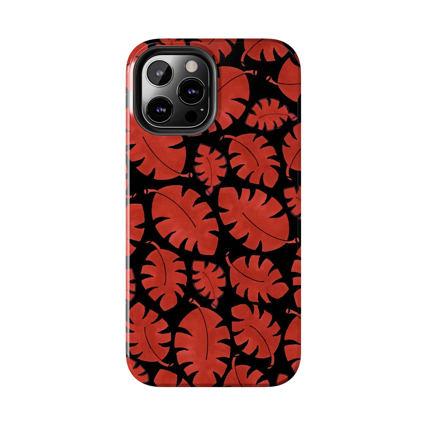 Red Bananas Black Phone Case