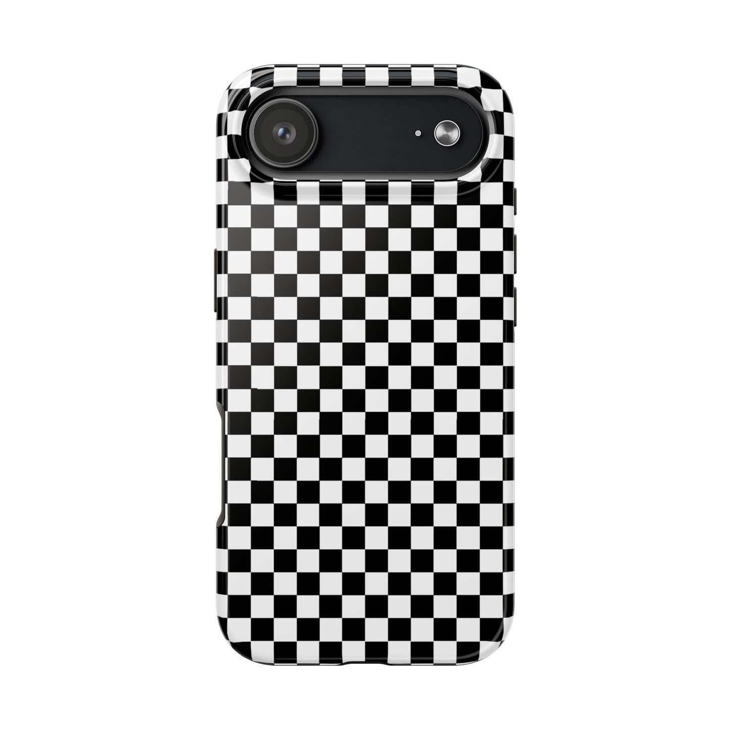 Checkerboard Black / White Phone Case