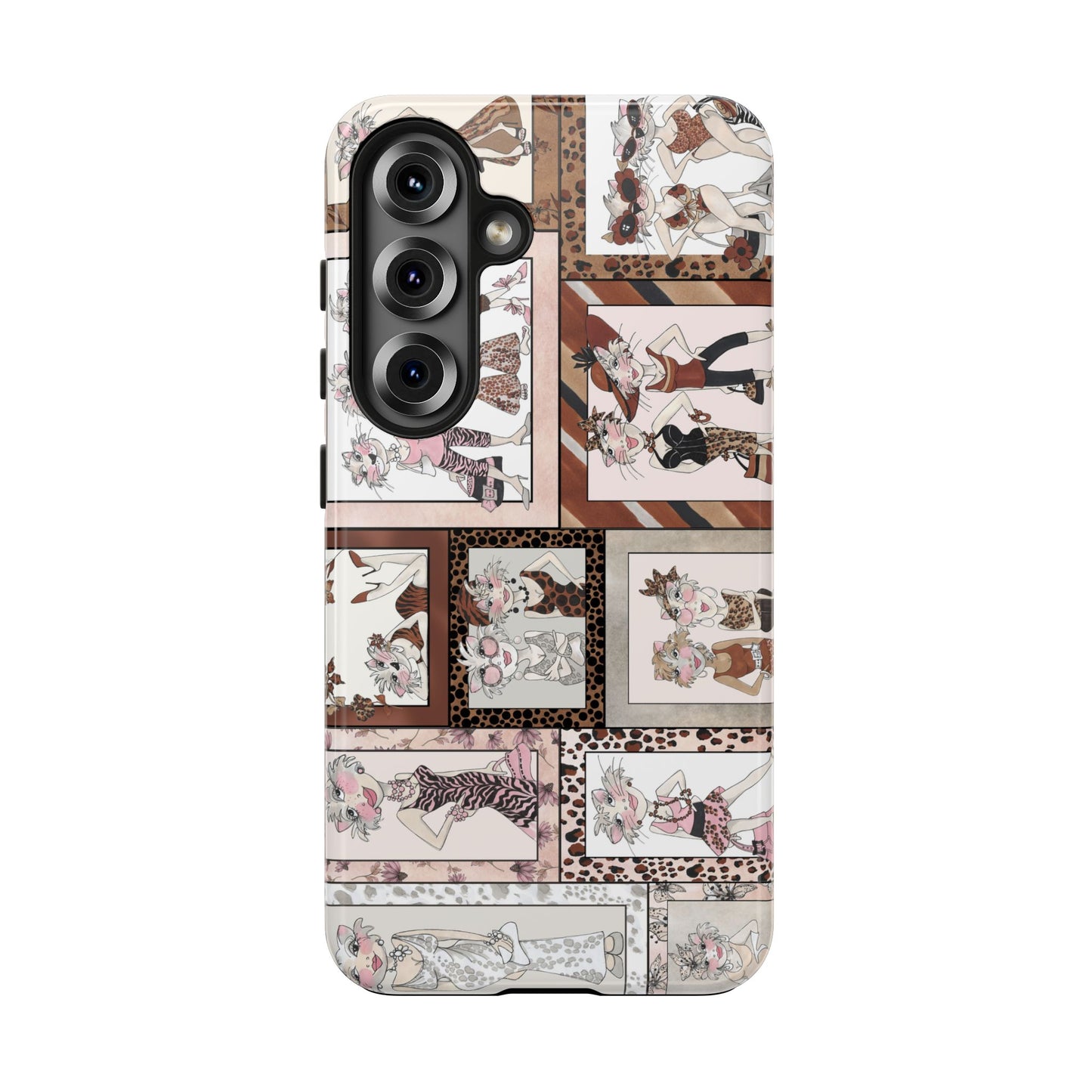 Wild Cat Woman Phone Case