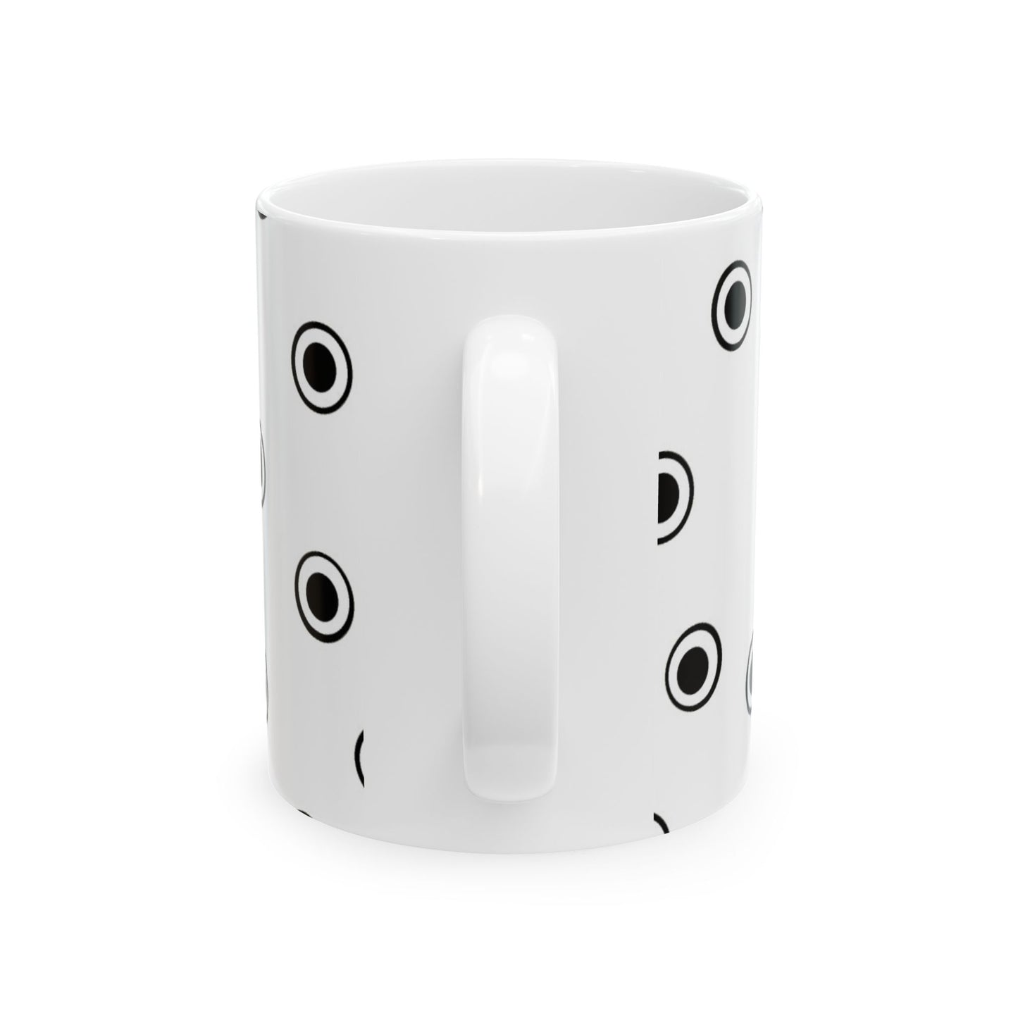 CD Dots White / Black Cup