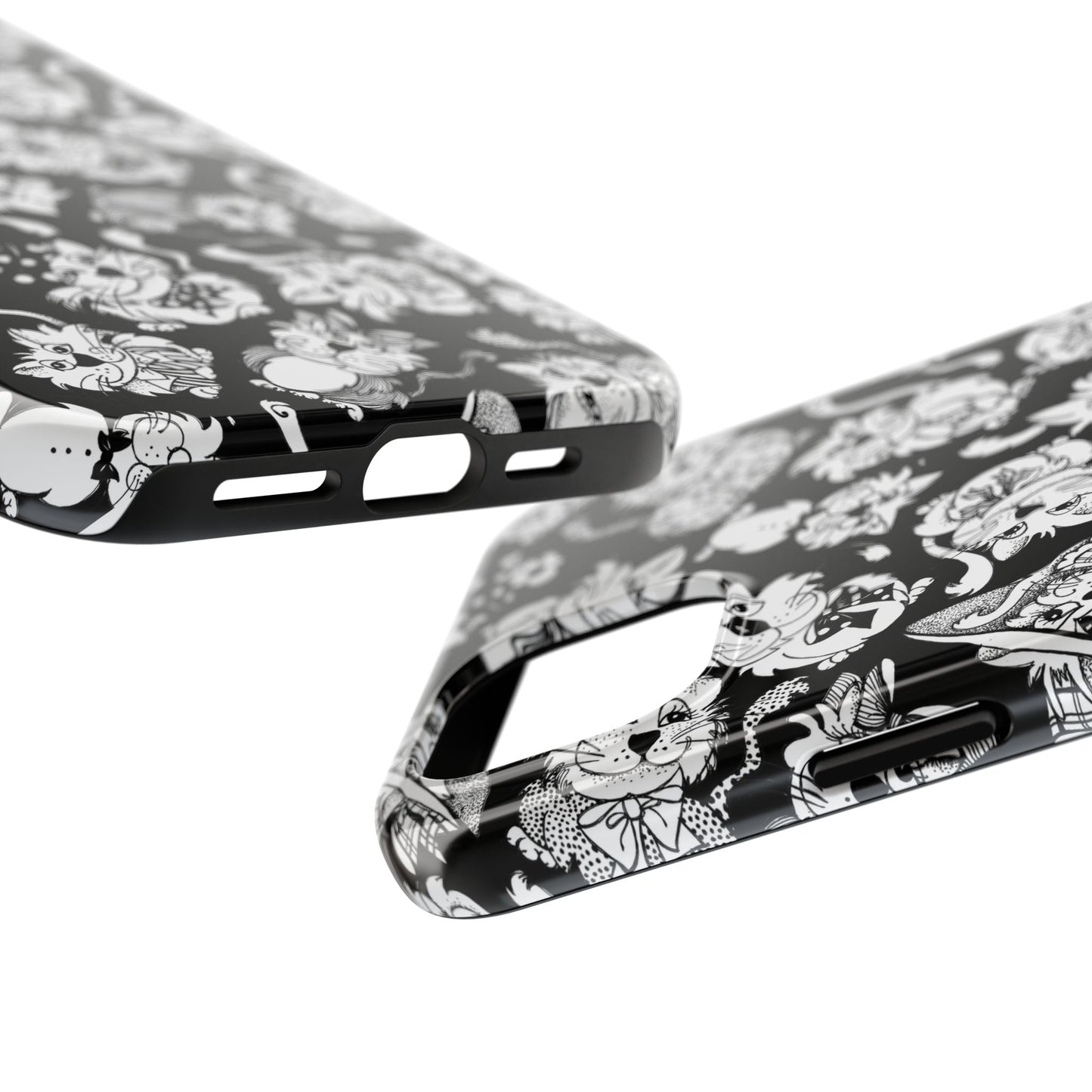 So Kitties Tossed Black Phone Case