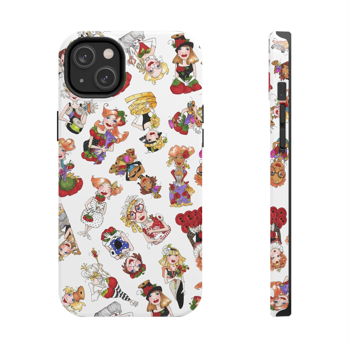 Curious Toss White Phone Case