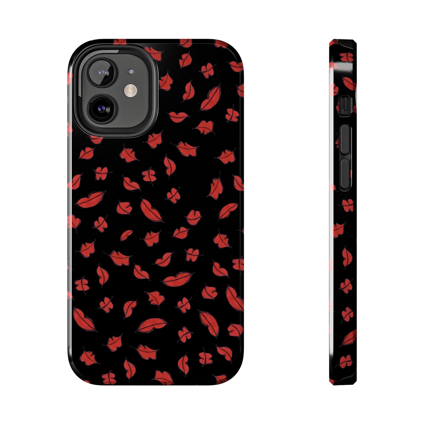 Autumn Lips Black Phone Case