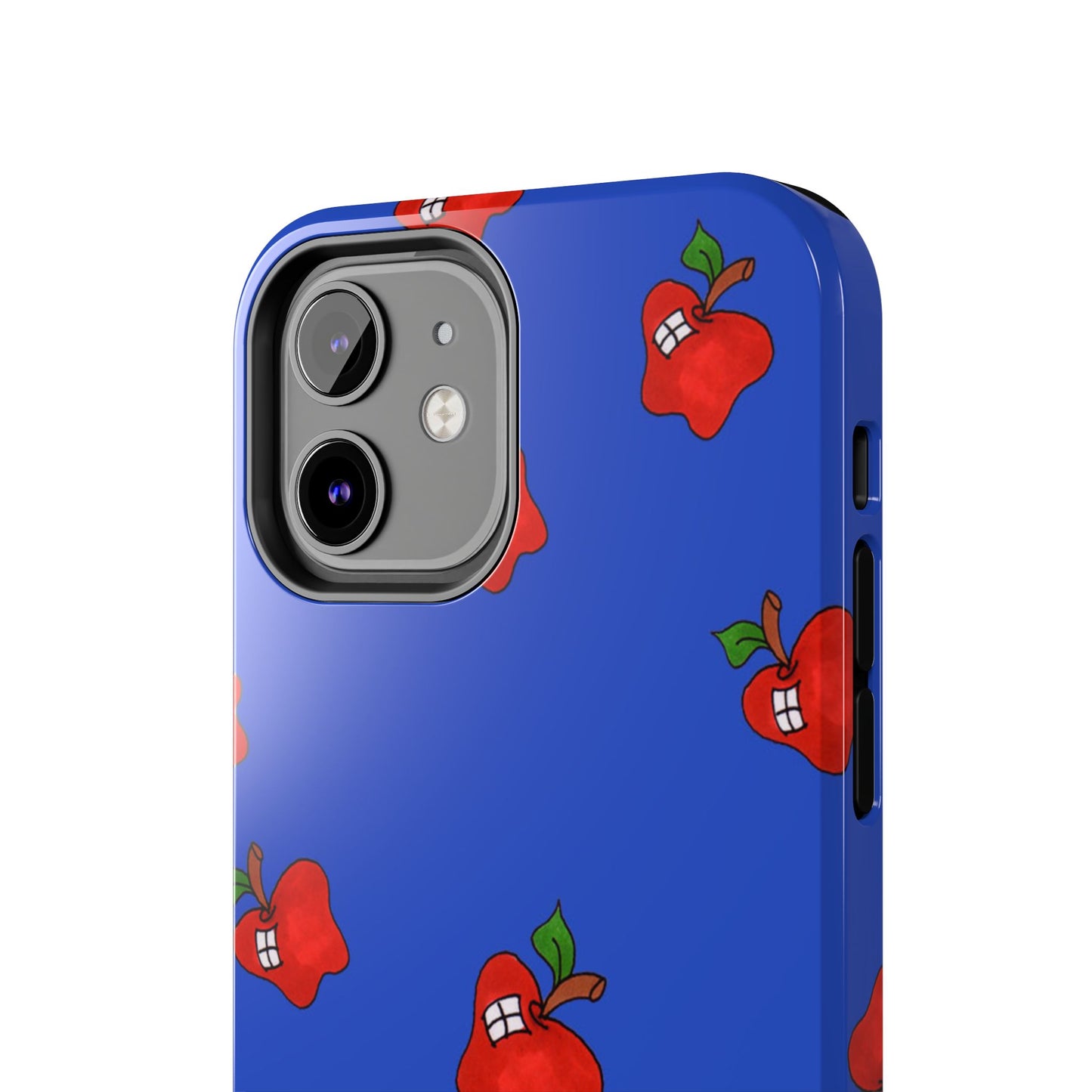 Flying Apples Blue Phone Case