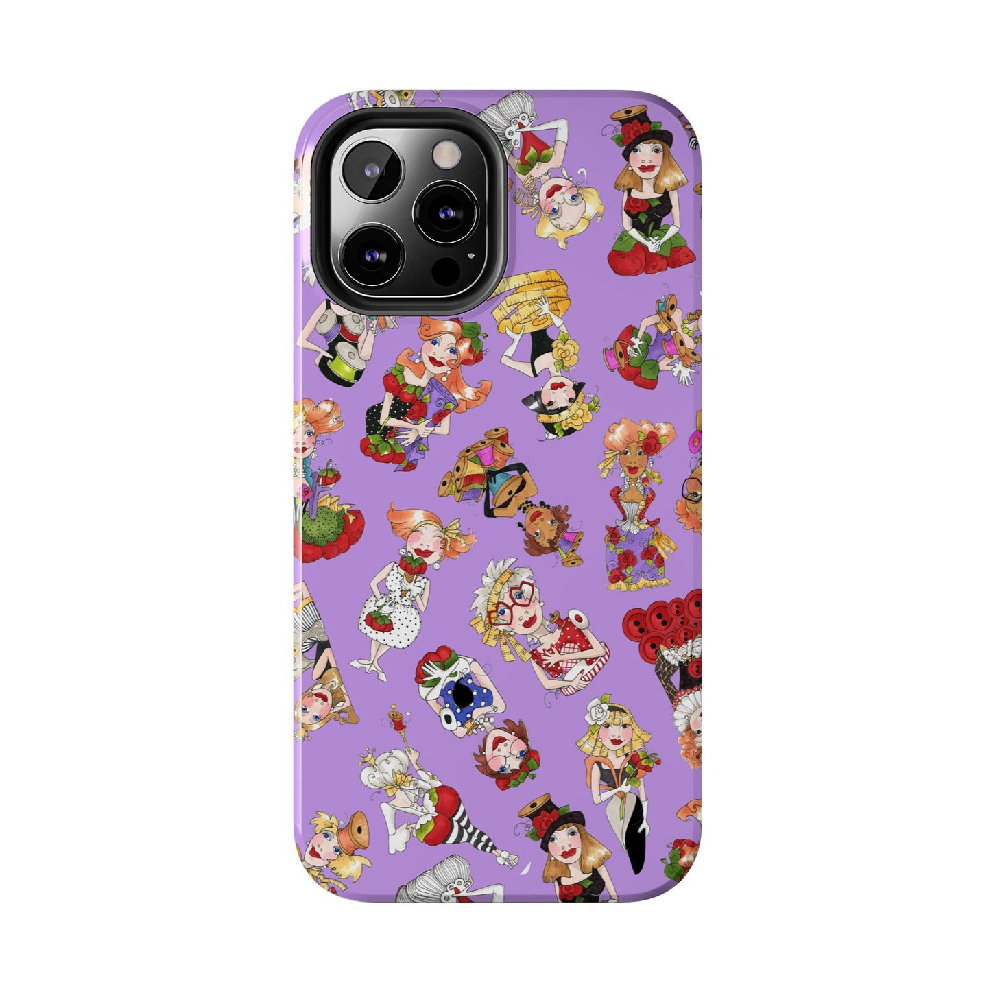 Curious Toss Purple Phone Case