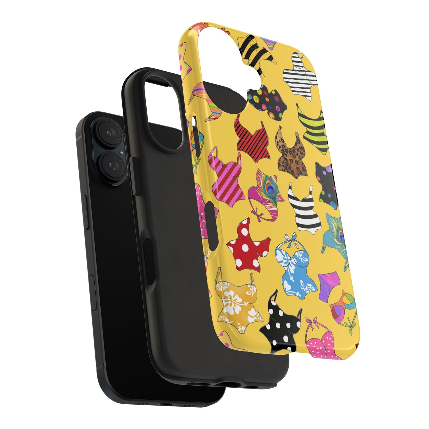 Assorted Suits Yellow Phone Case