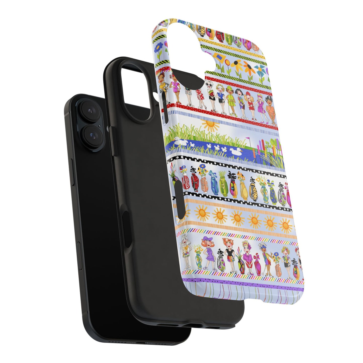 Golf Borders Blue Sky Phone Case