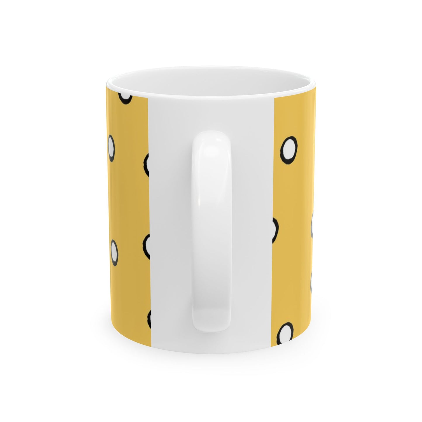 Dots Yellow / White / Black Cup