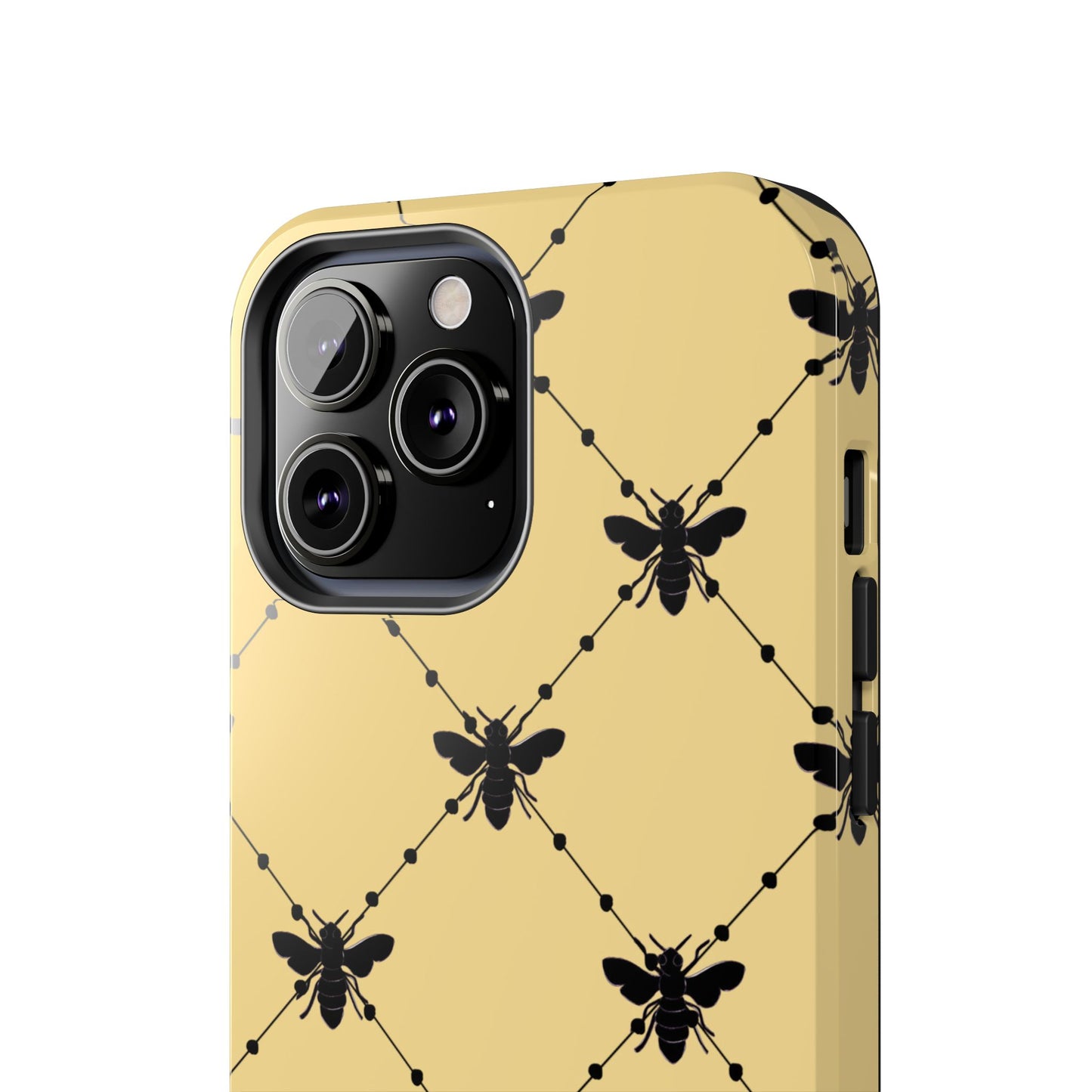 Beaded Bees Yellow Phone Case