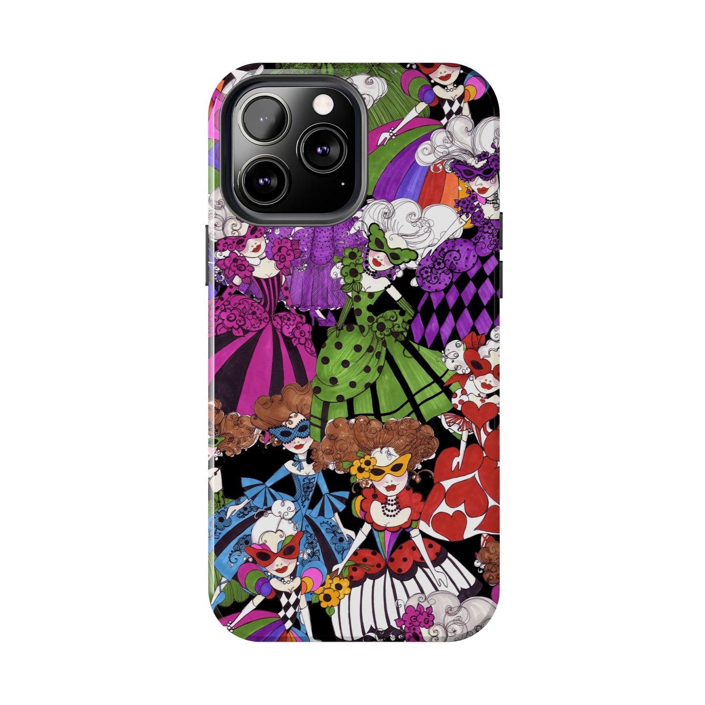 Crowded Dance Floor Black Phone Case