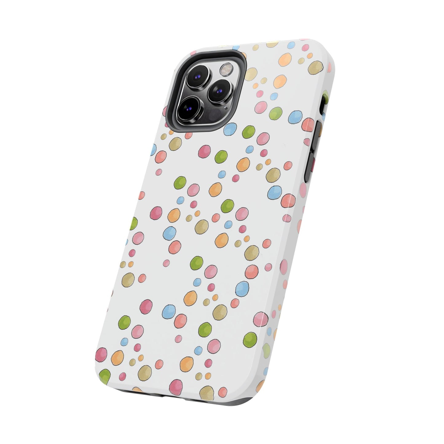 Clown Dots White Phone Case
