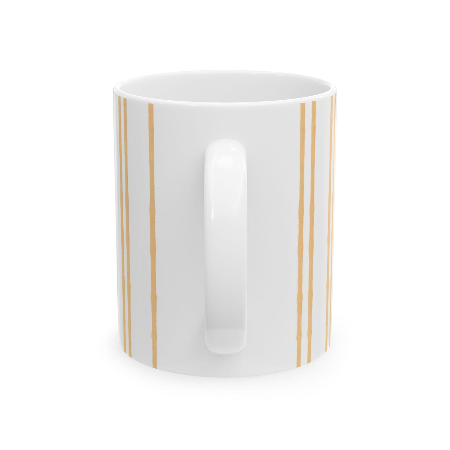 Double Stripe Yellow Cup