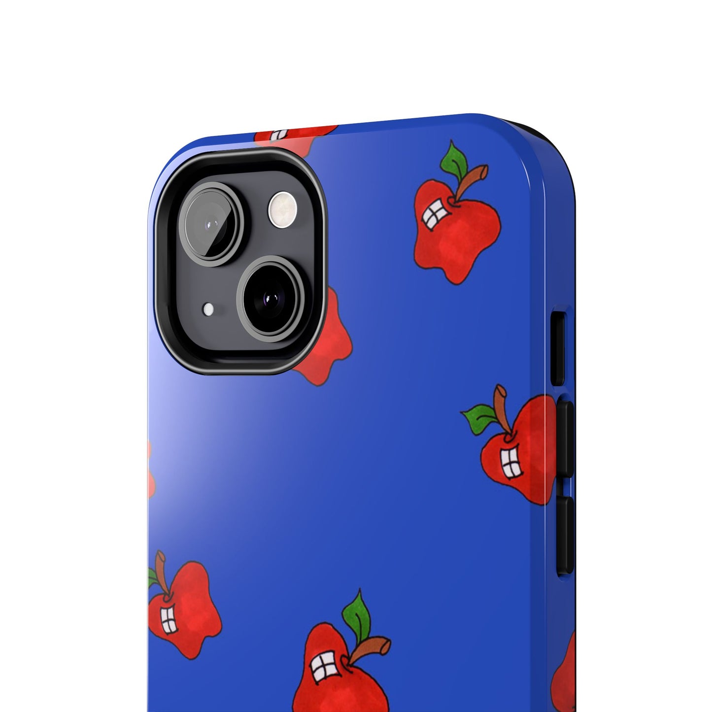 Flying Apples Blue Phone Case