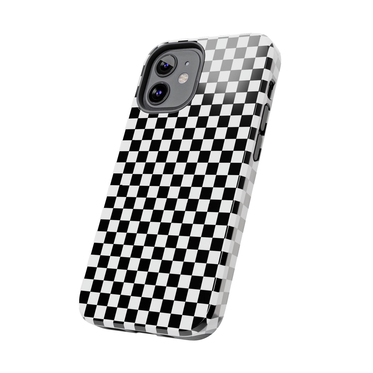 Checkerboard Black / White Phone Case