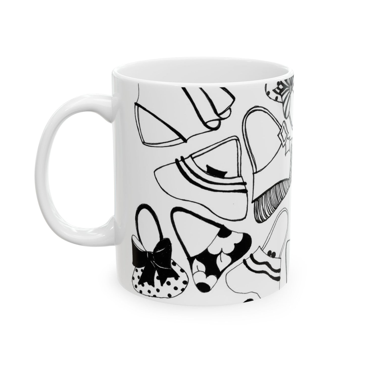 Handbags White / Black Cup