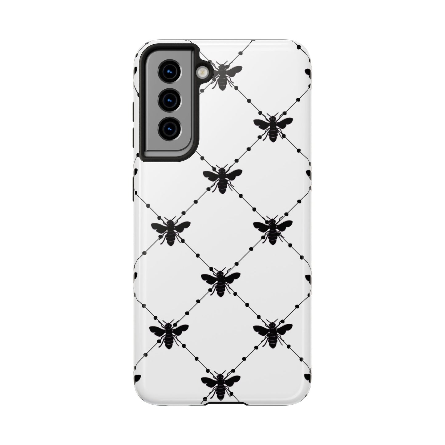 Beaded Bees White Phone Case