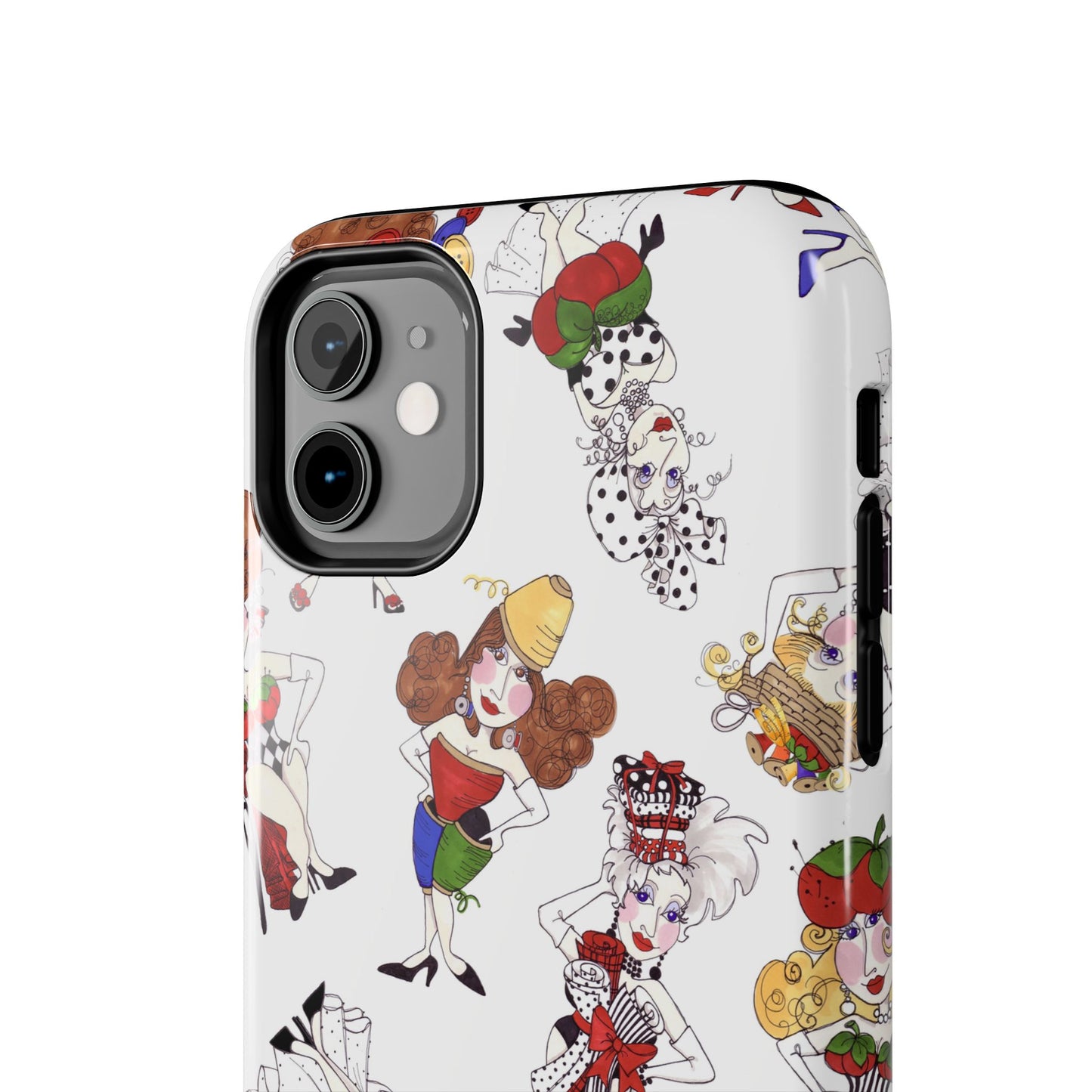 Sew Tossed White Phone Case