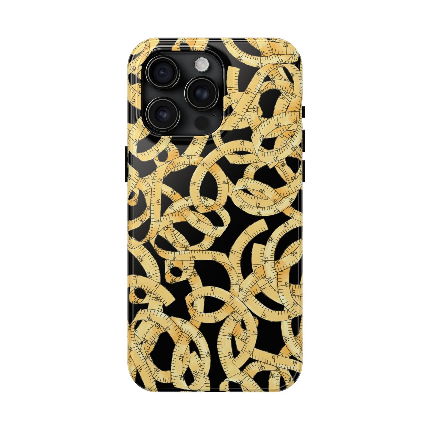 Tape Tangle Black Phone Case