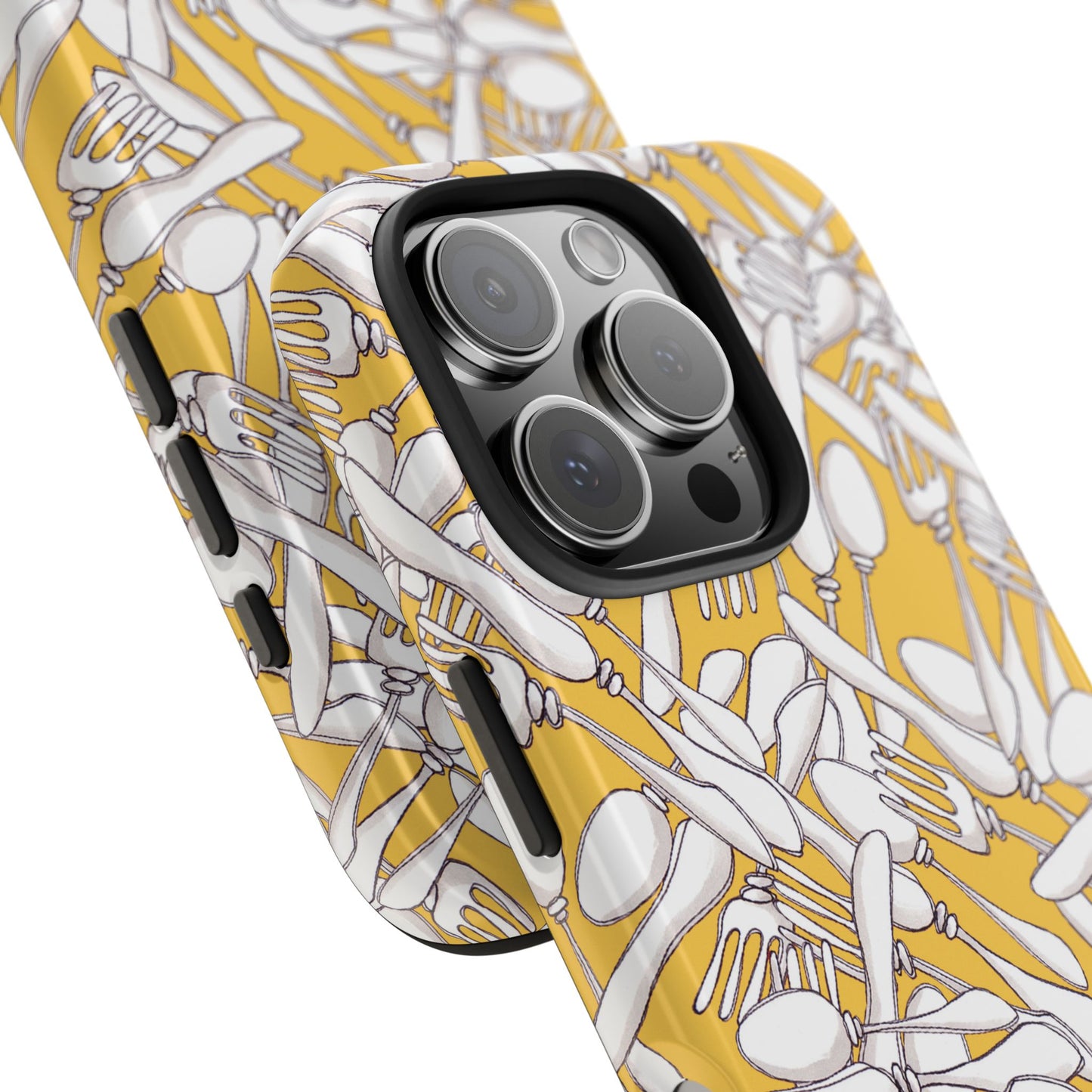 Silverware Wars Yellow Phone Case