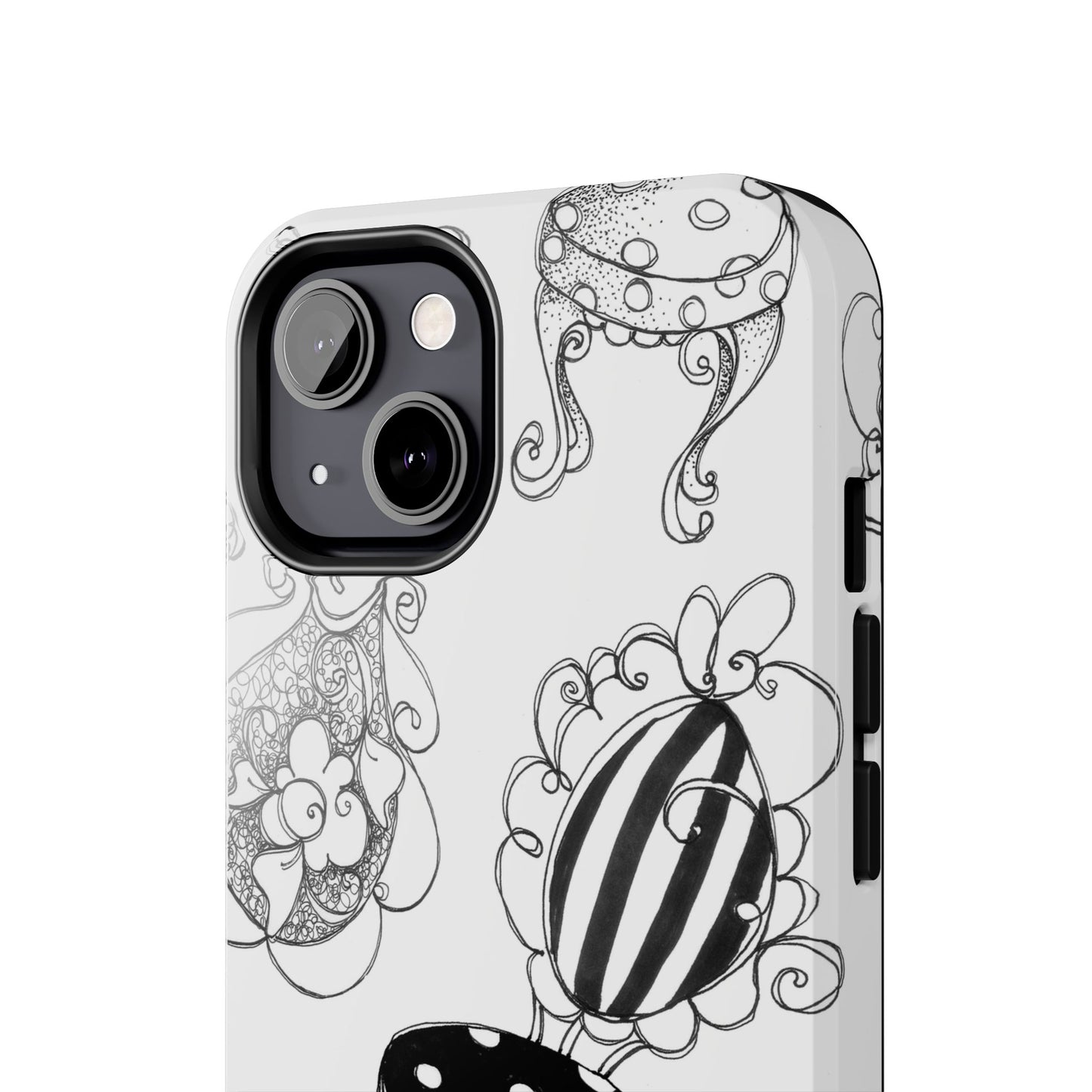Bistro Chairs White Phone Case