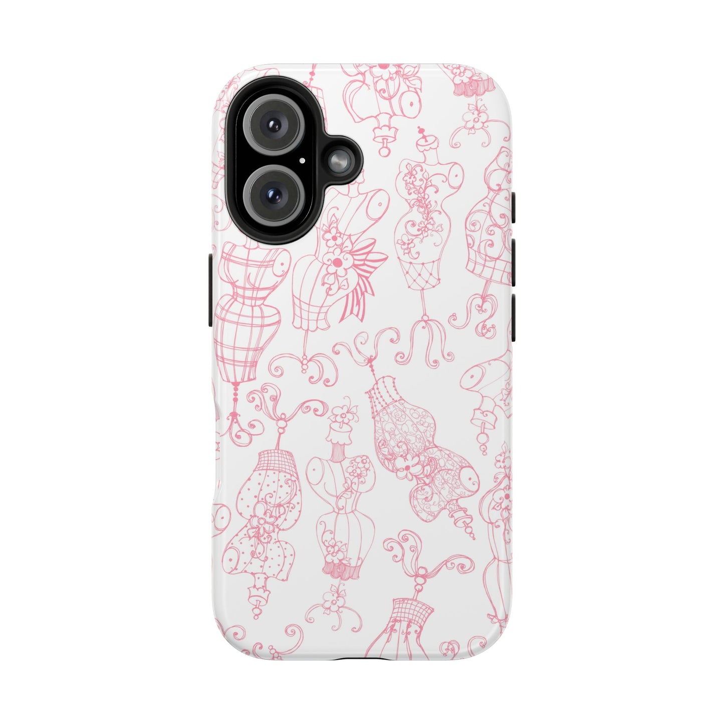 Mannequinique White / Pink Phone Case