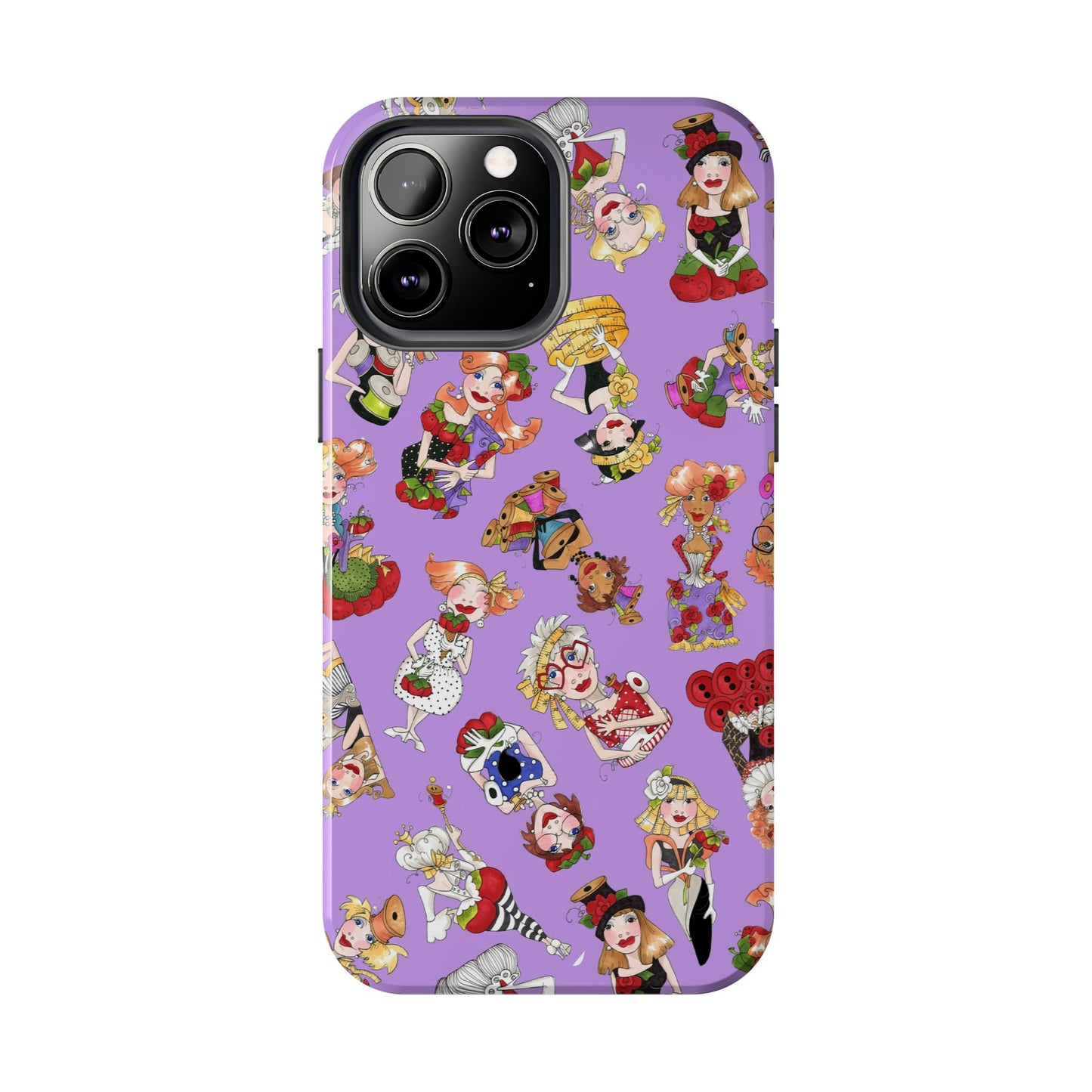 Curious Toss Purple Phone Case