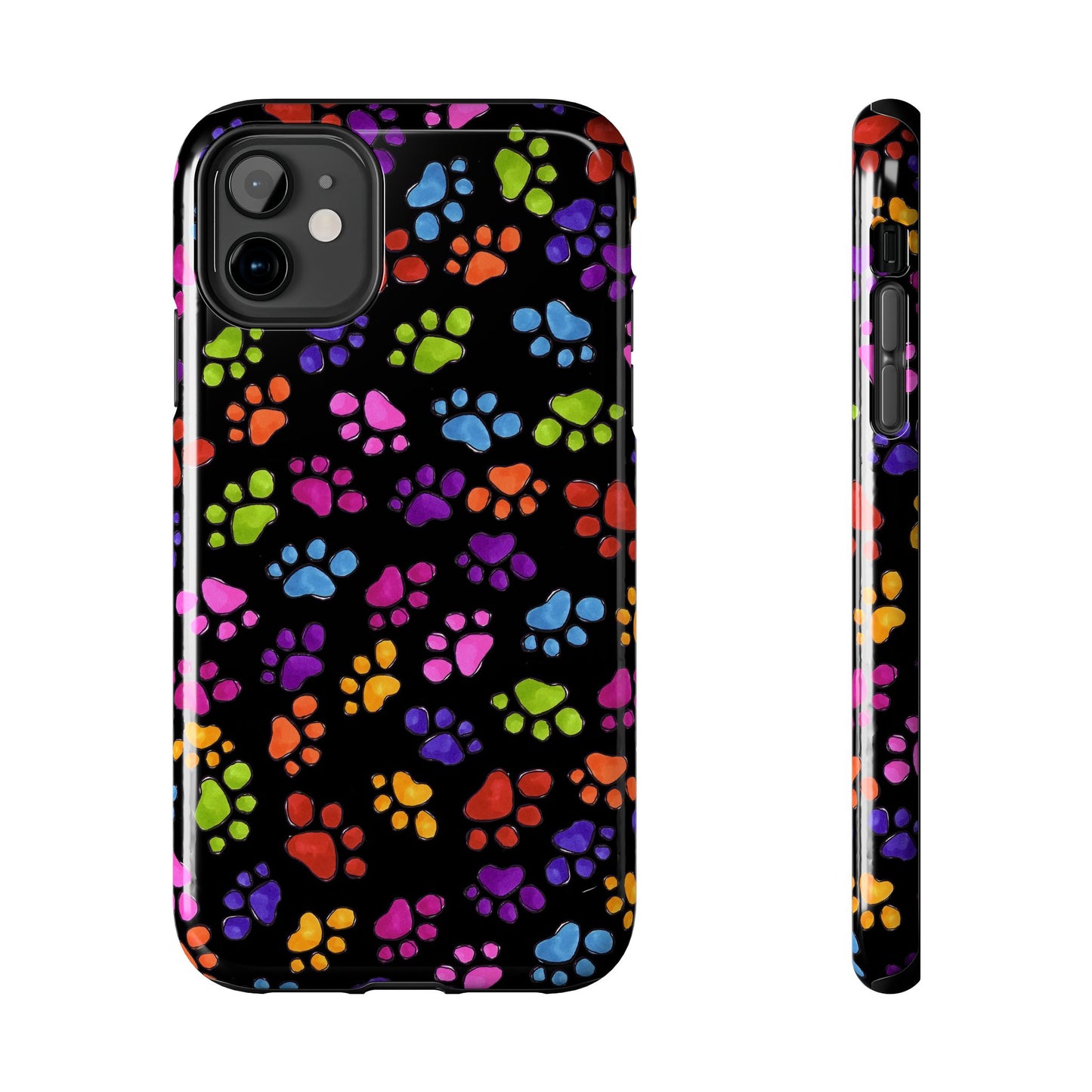 Fancy Paws Black Phone Case