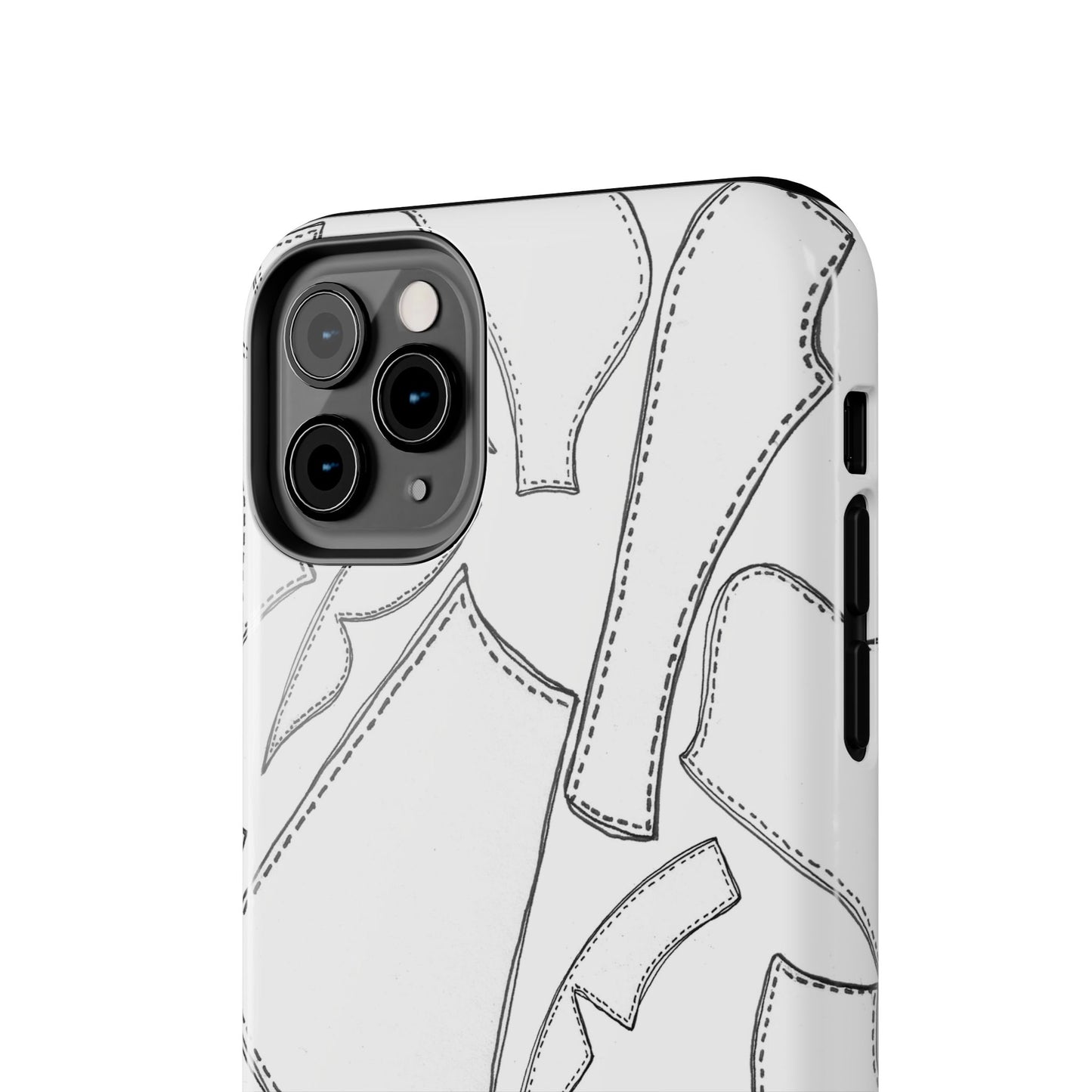 Pattern Pieces White Phone Case