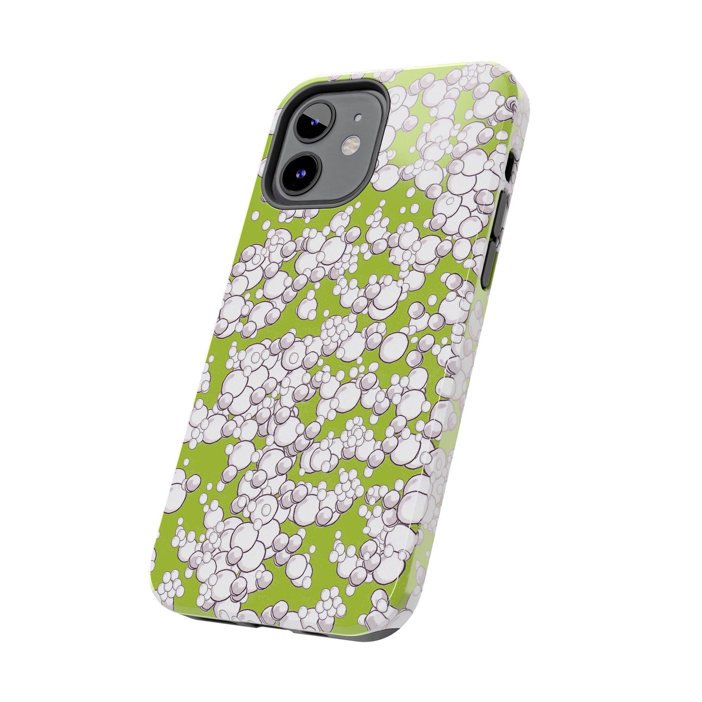 Bubble Dots Green Phone Case